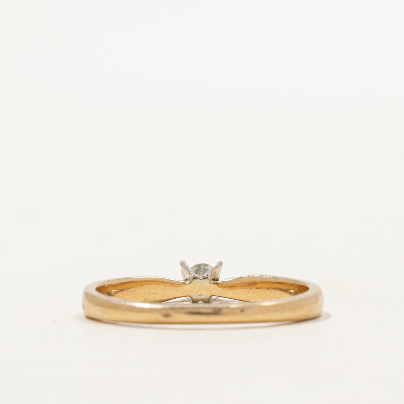 Solitaire Diamond Petite Ring | SZ 6.5
