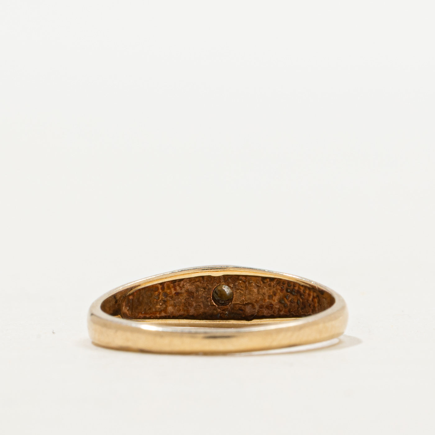 10k Single Diamond Tapered Ring | SZ 4.25