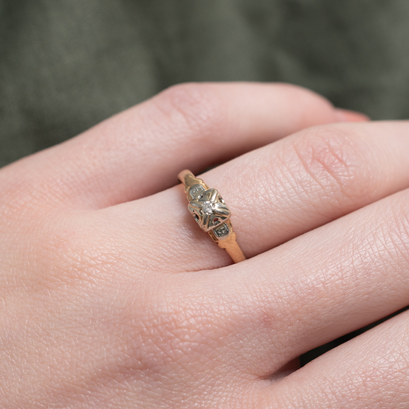 Illusion Set Diamond Ring | SZ 5.5