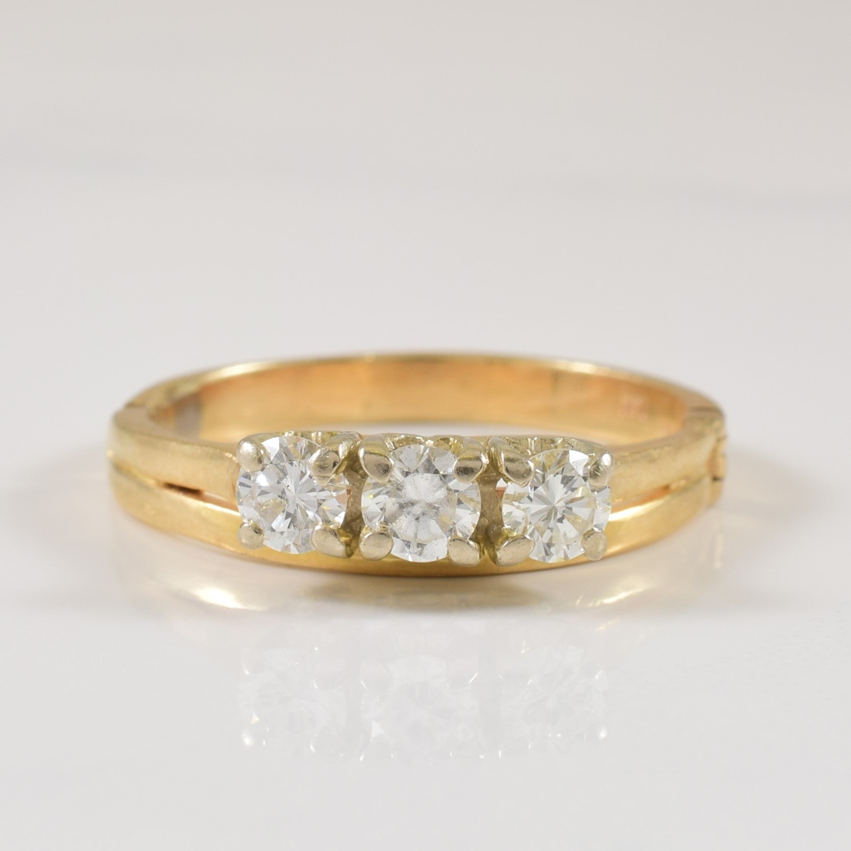 Diamond Hinge Ring | 0.50ctw | SZ 8 |