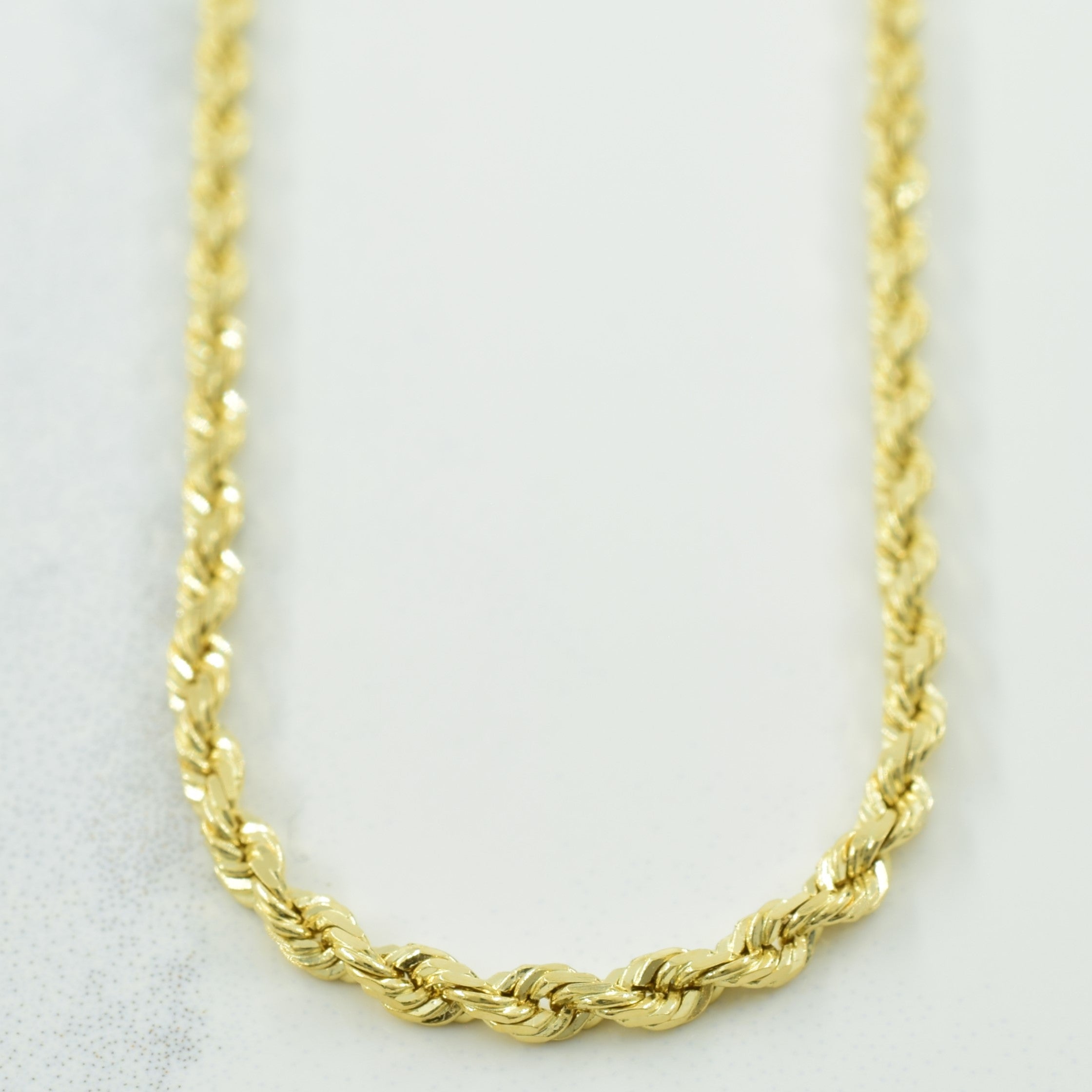 10k Yellow Gold Rope Chain | 18" |