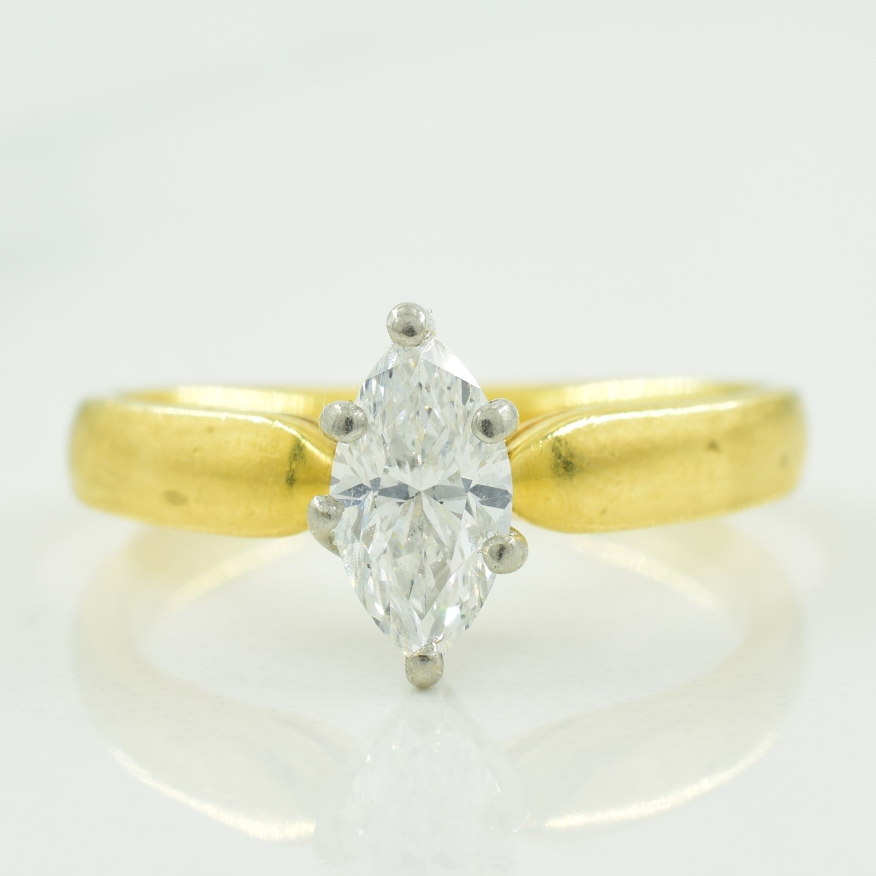Marquise Cut Diamond Ring | 0.45ct | SZ 5 |
