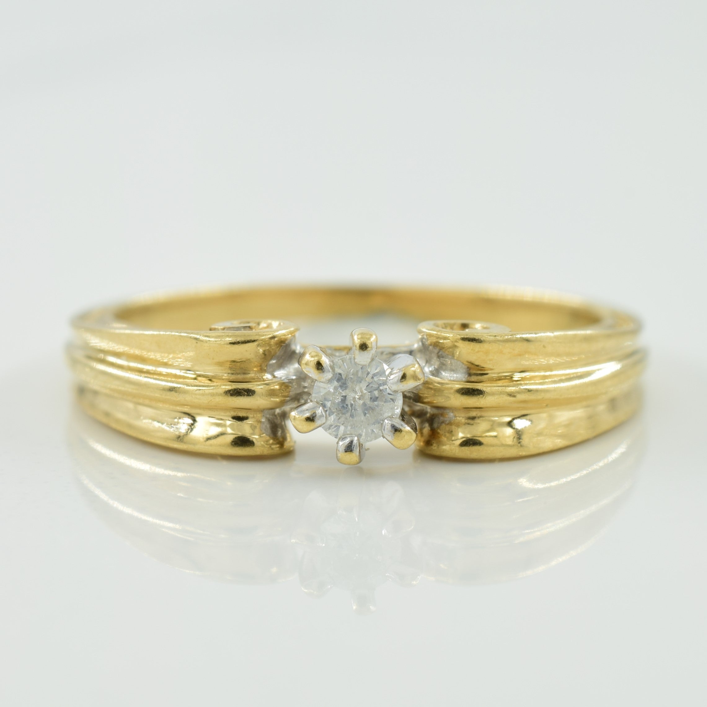 Solitaire Diamond Ring | 0.07ct | SZ 6.75 |