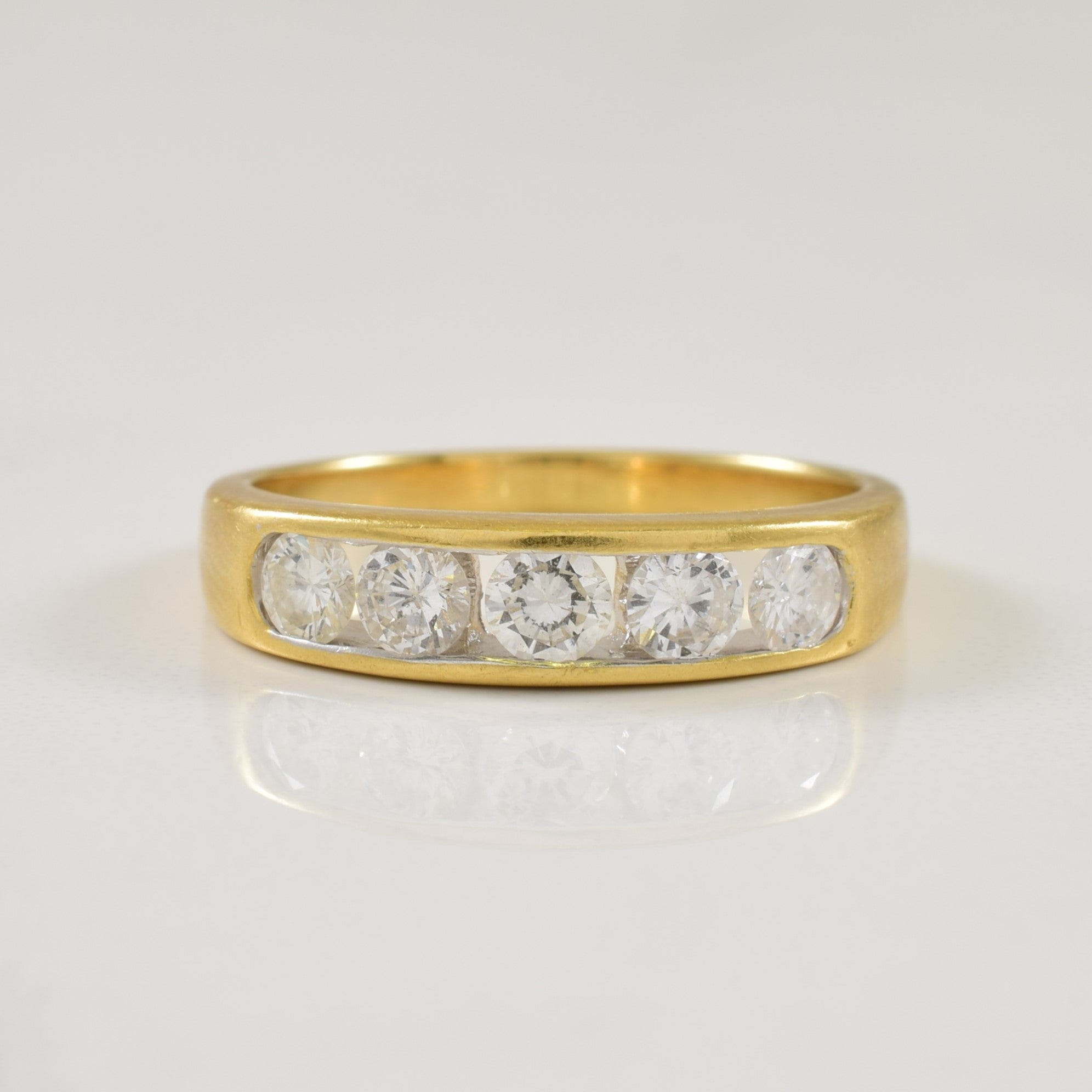 Diamond Channel Set Ring | 0.48ctw | SZ 5.25 |