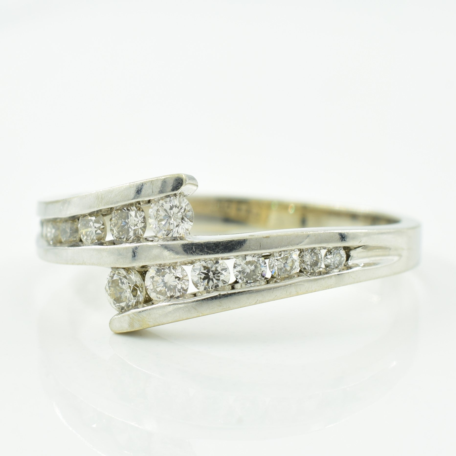 Diamond Bypass Ring | 0.28ctw | SZ 7 |