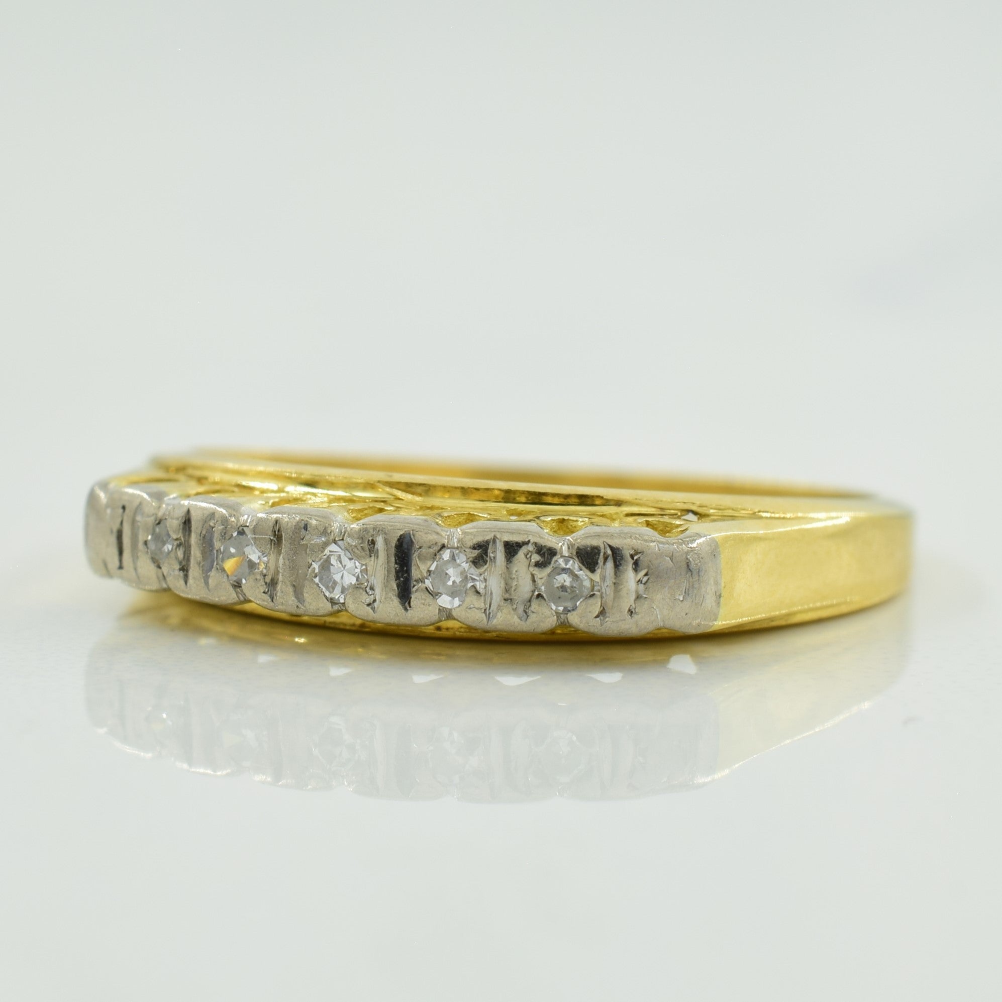 Five Stone Vintage Diamond Ring | 0.05ctw | SZ 5.75 |