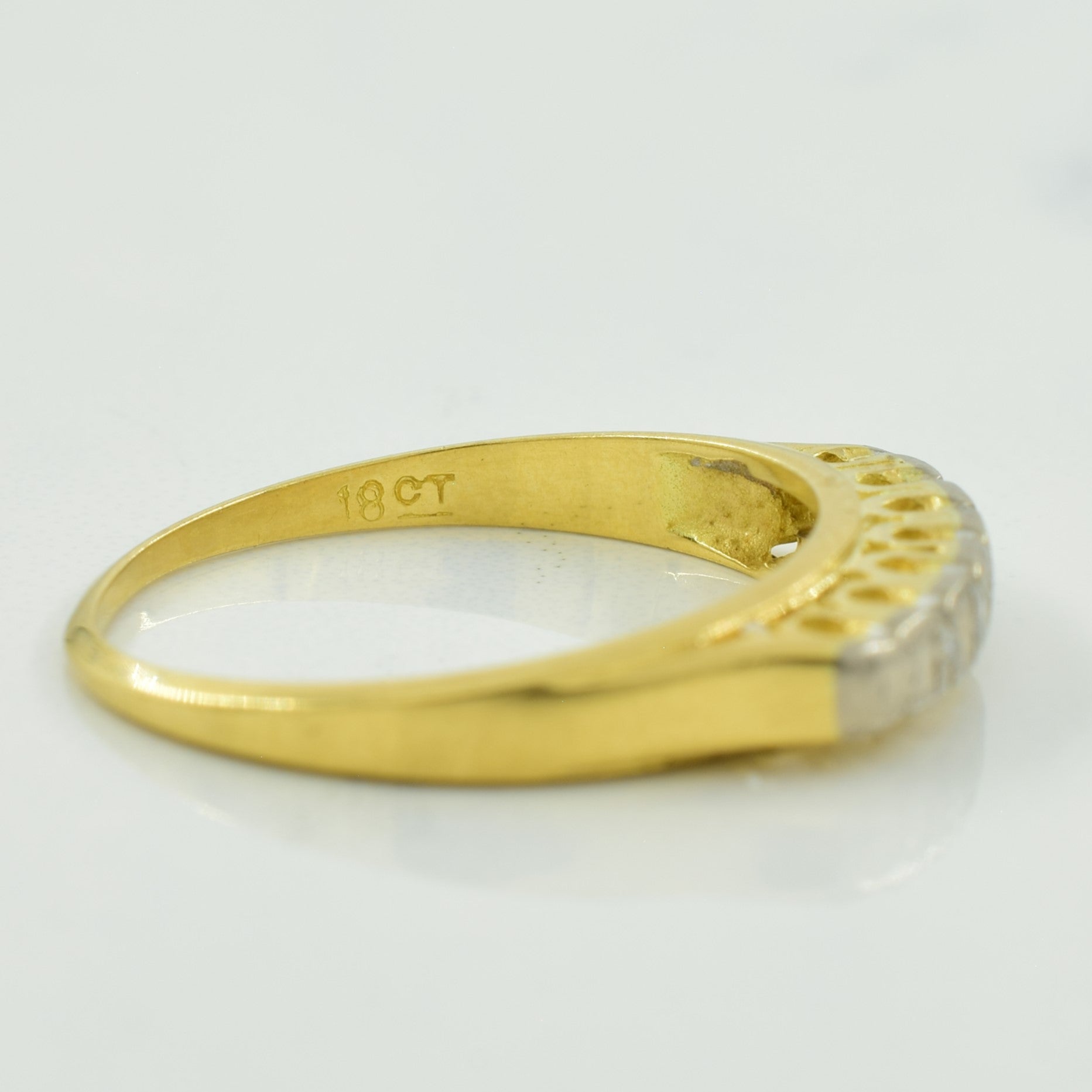 Five Stone Vintage Diamond Ring | 0.05ctw | SZ 5.75 |