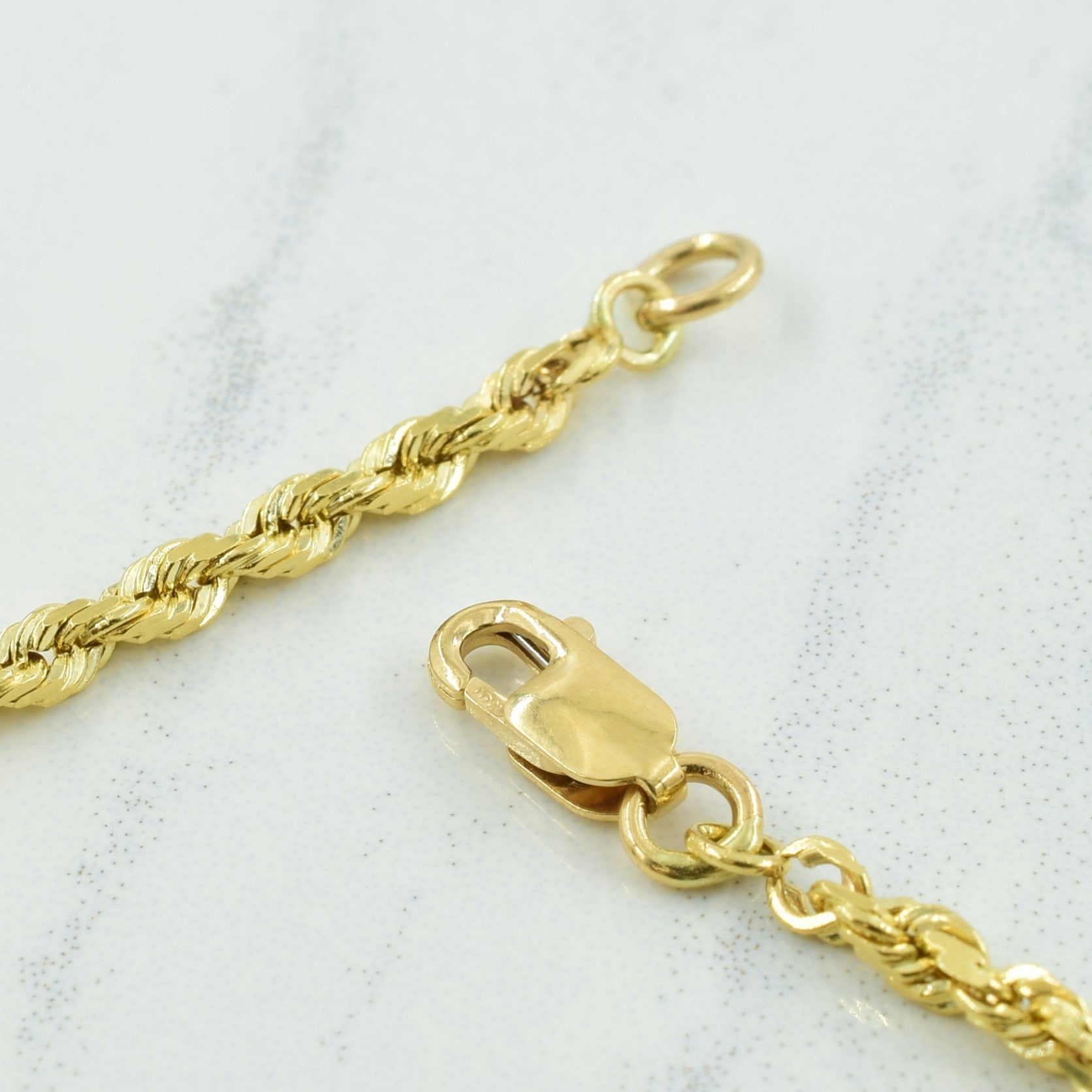 10k Yellow Gold Rope Chain | 18" |