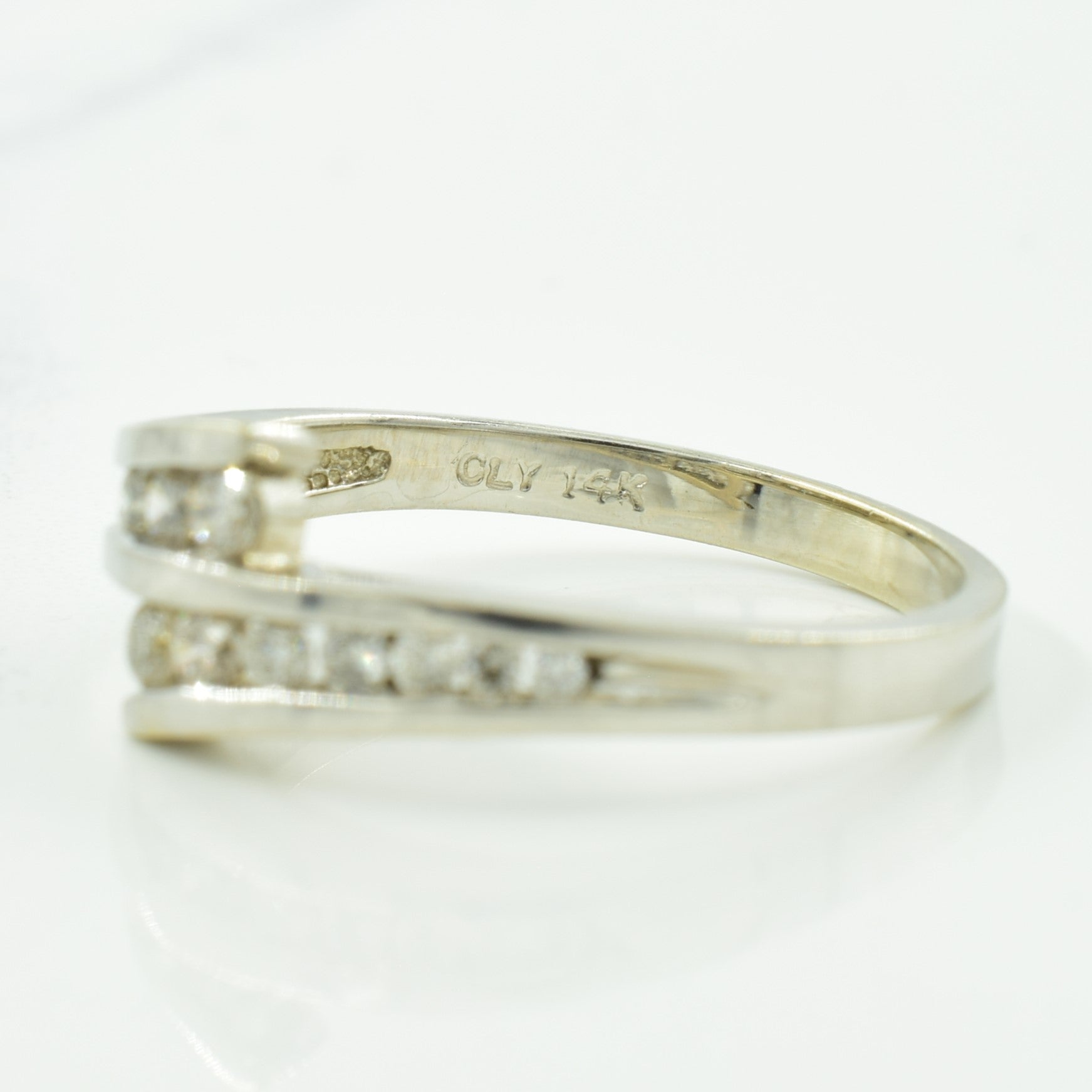 Diamond Bypass Ring | 0.28ctw | SZ 7 |