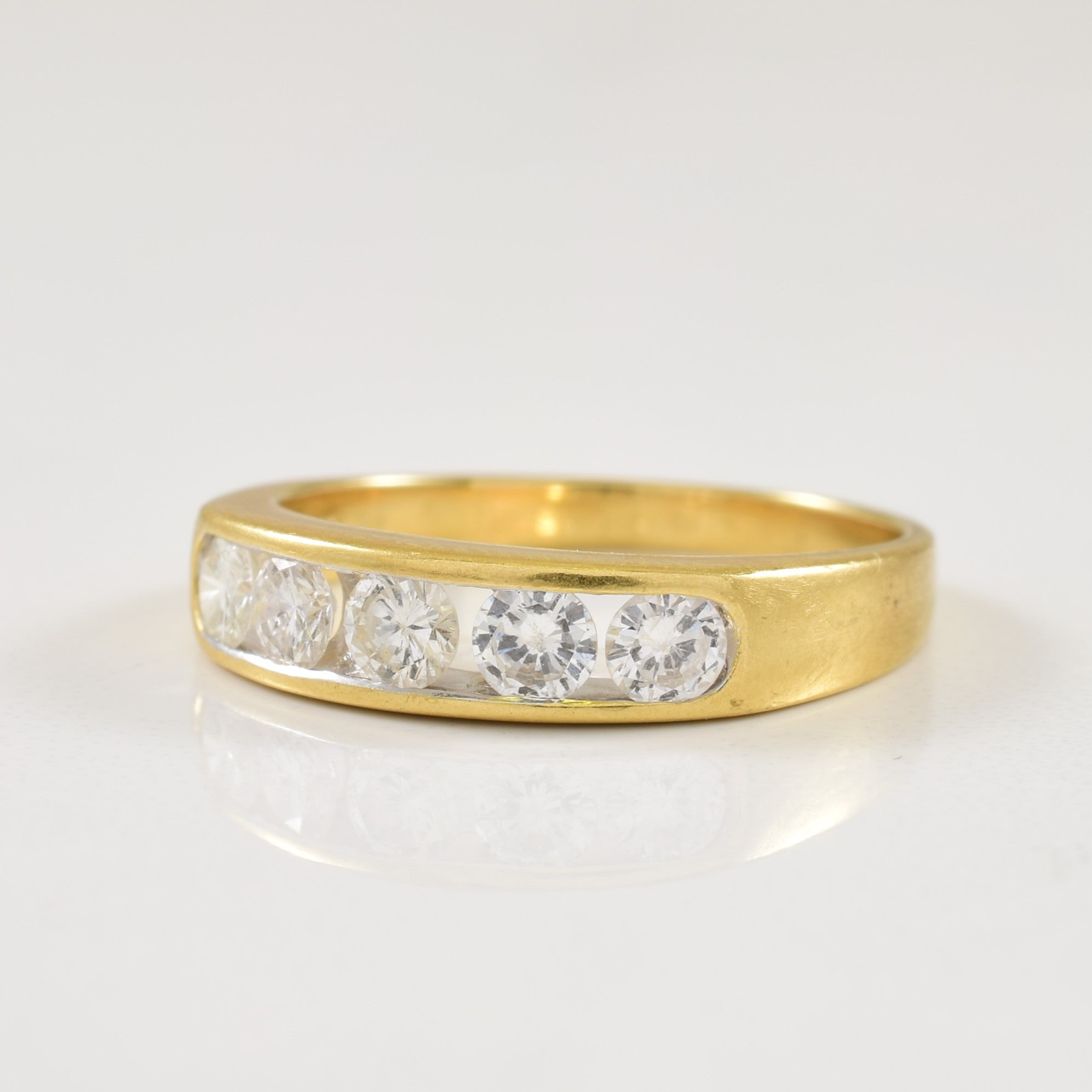 Diamond Channel Set Ring | 0.48ctw | SZ 5.25 |