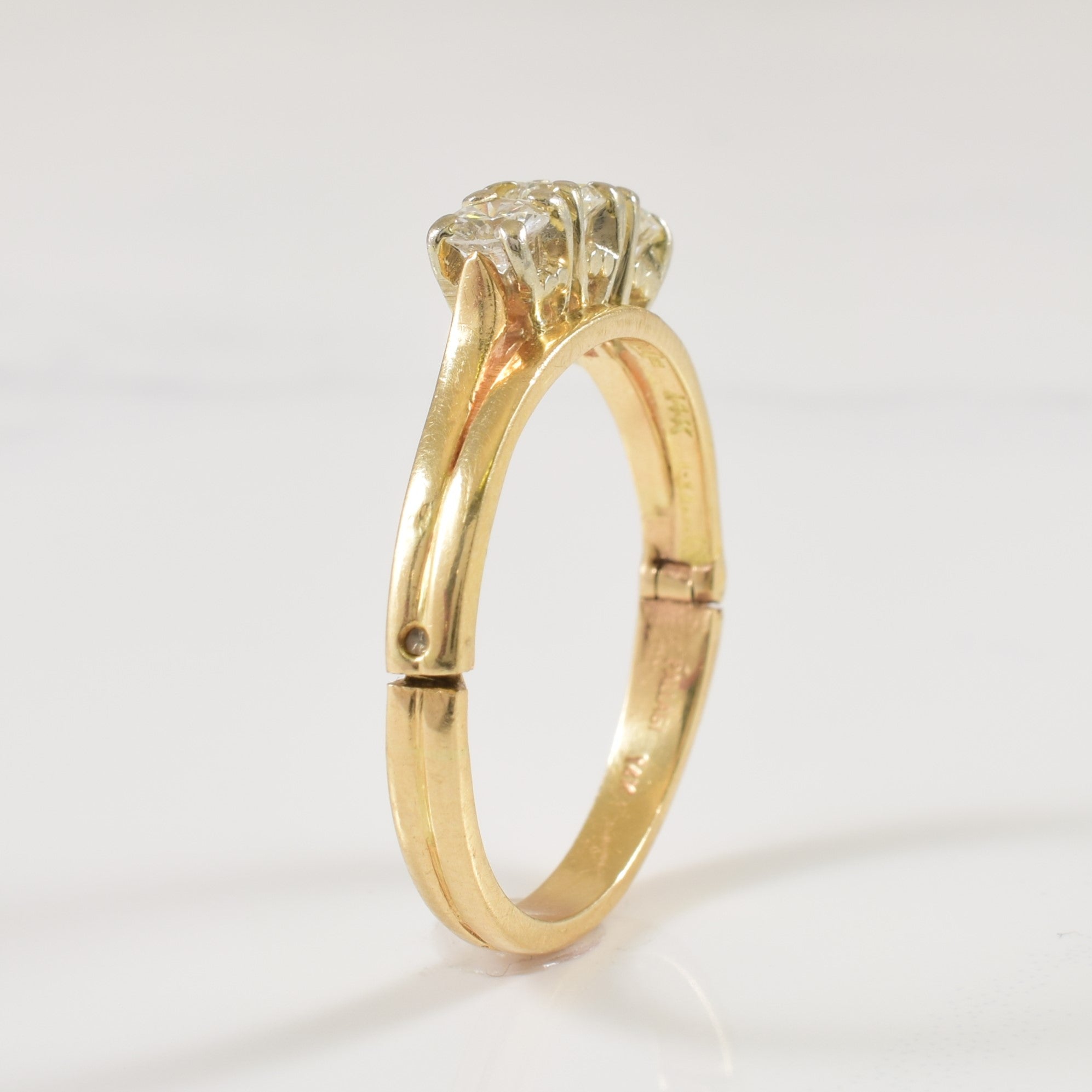 Diamond Hinge Ring | 0.50ctw | SZ 8 |