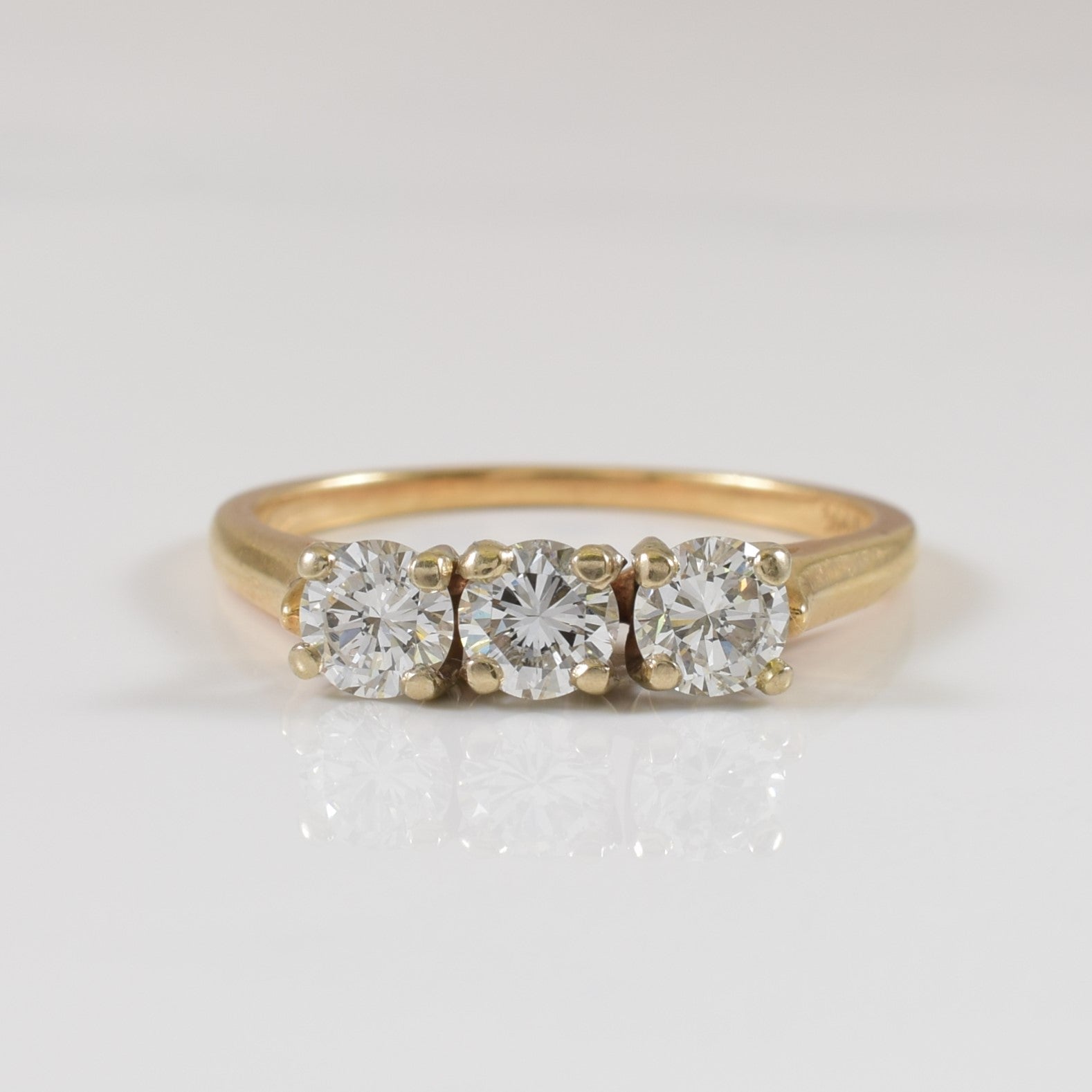 Three Stone Diamond Ring | 0.65ctw | SZ 5.25 |