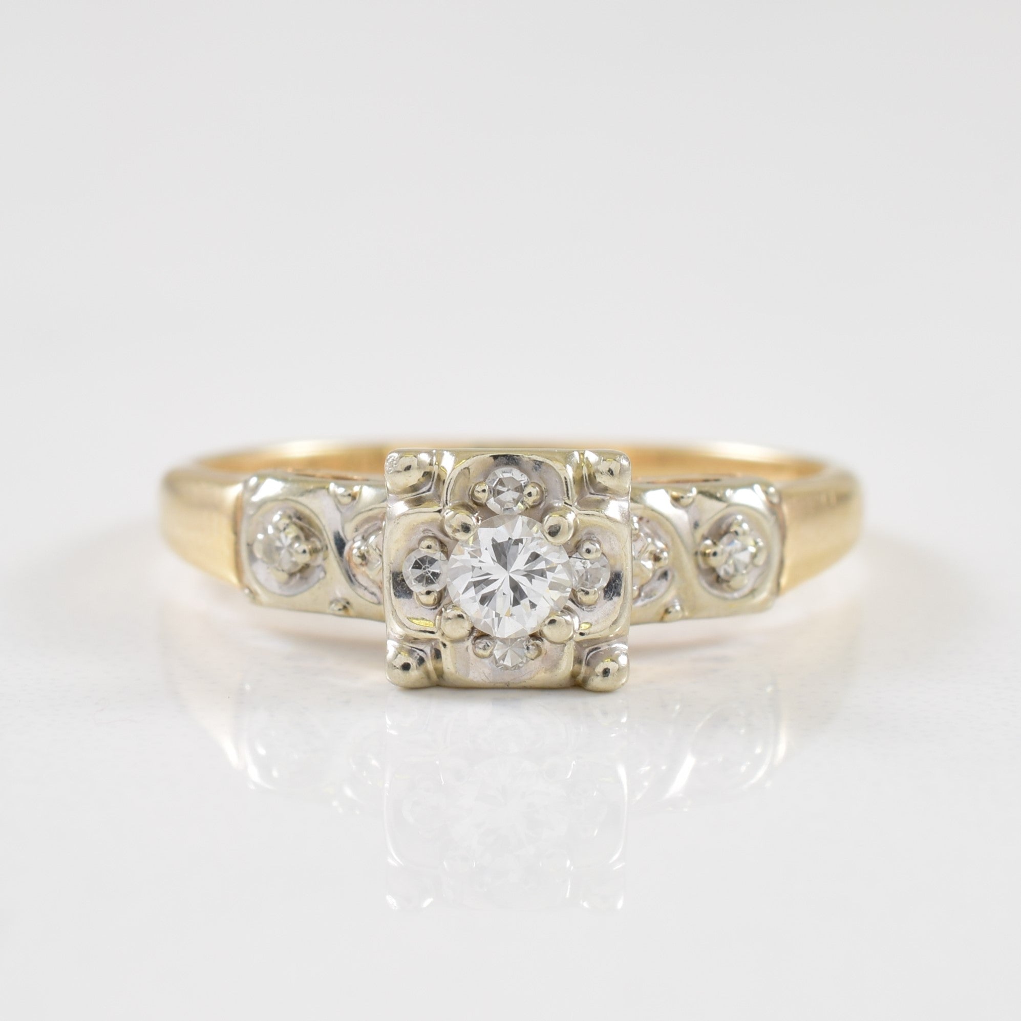 Bague en diamant | 0,12 ct | Taille 4,75 |
