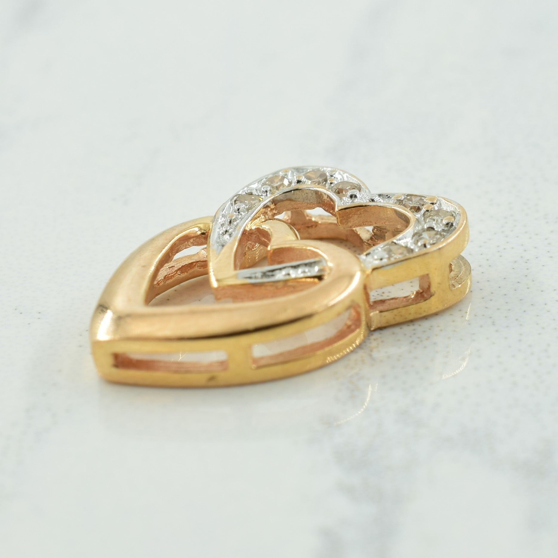 Diamond Heart Pendant | 0.04ctw |