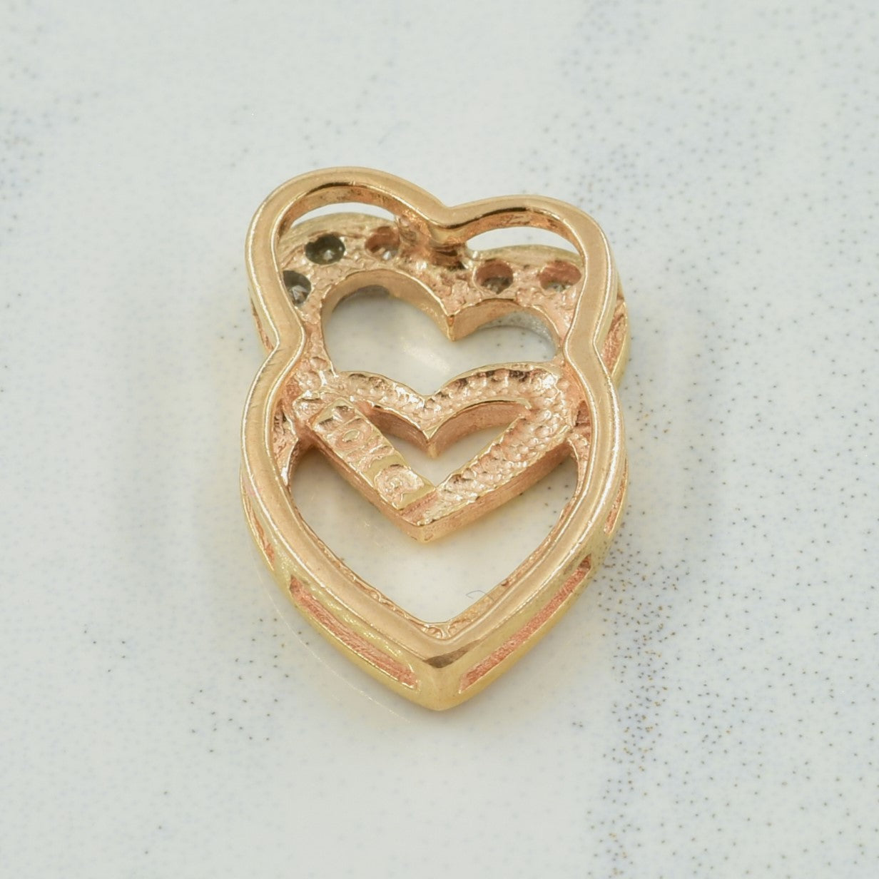 Diamond Heart Pendant | 0.04ctw |