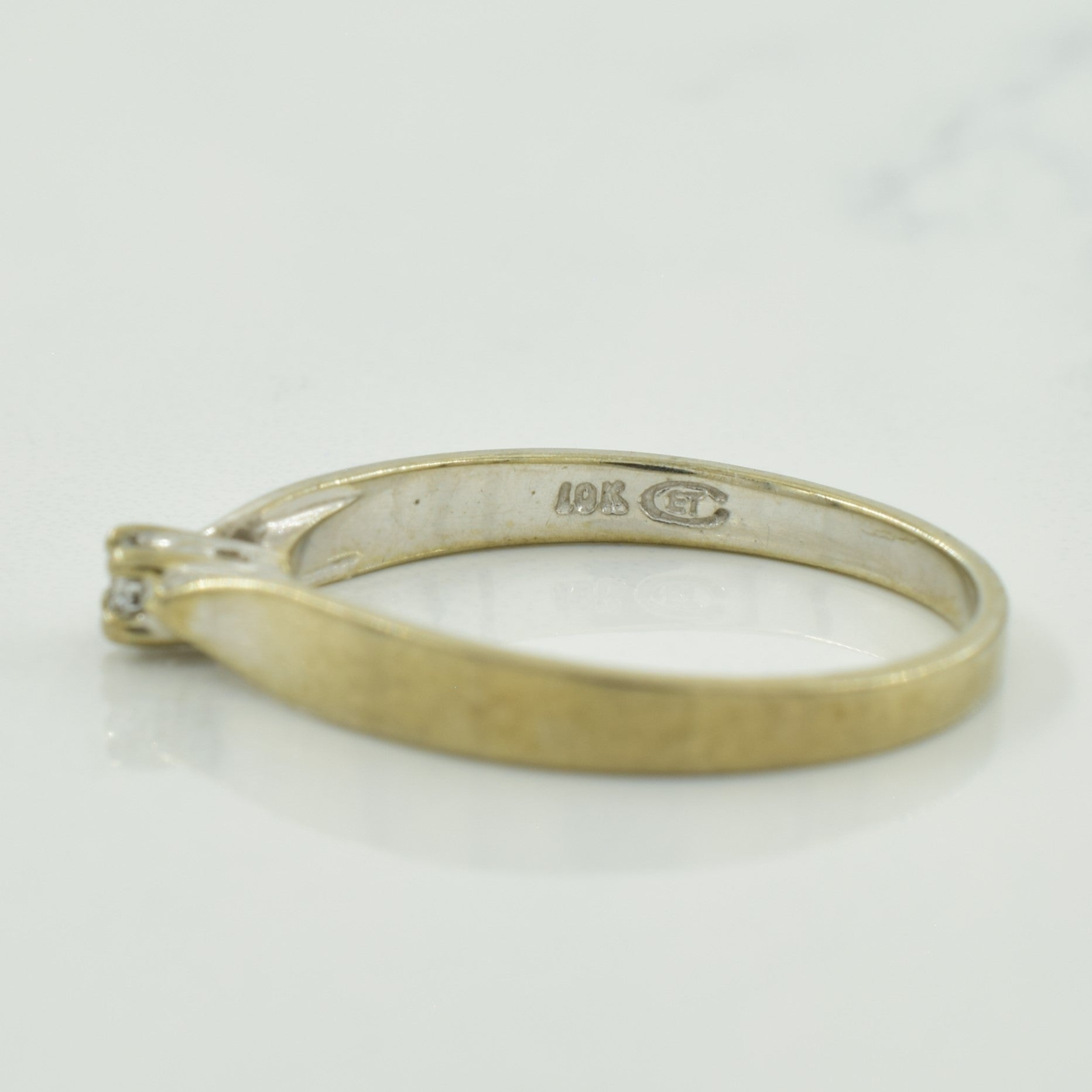 Solitaire Diamond Tapered Ring | 0.05ct | SZ 6 |