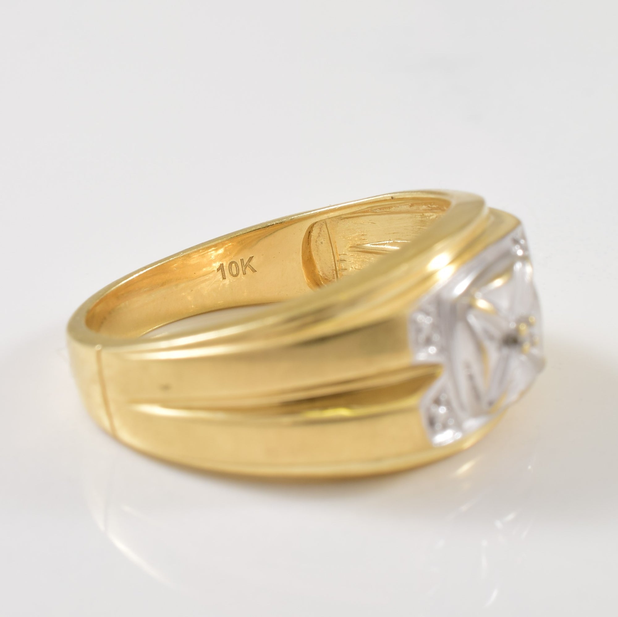 Single Stone Diamond Ring | 0.01ct | SZ 10 |
