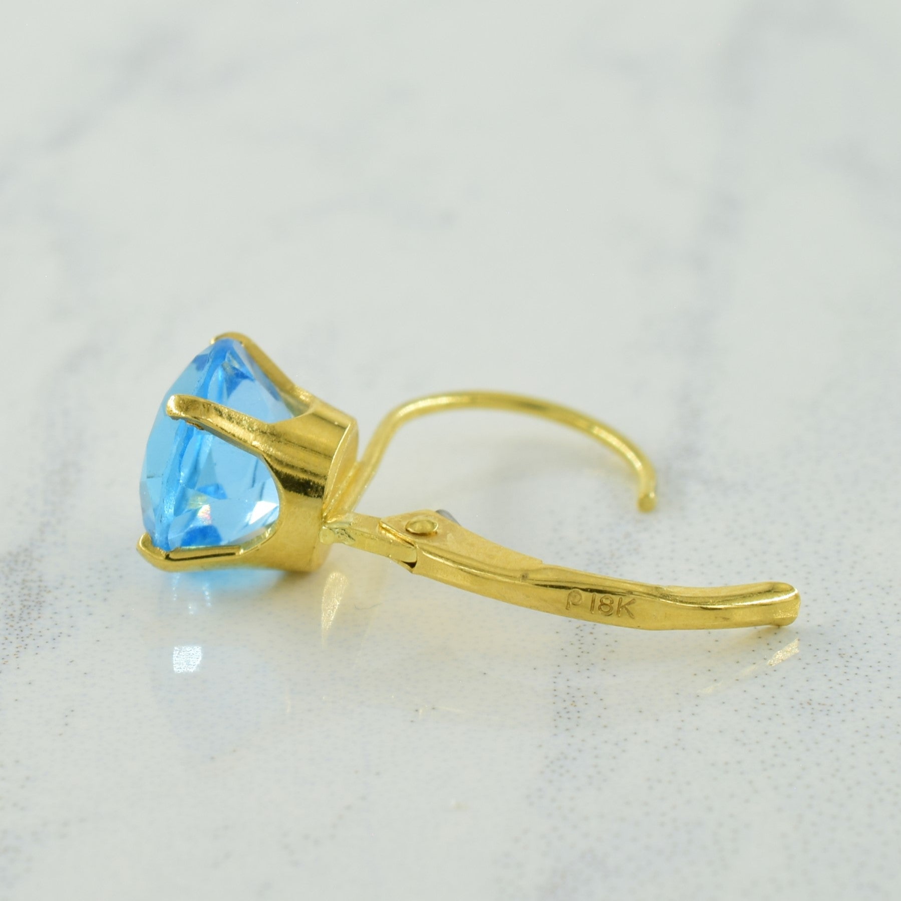 Blue Topaz Earrings | 2.70ctw |