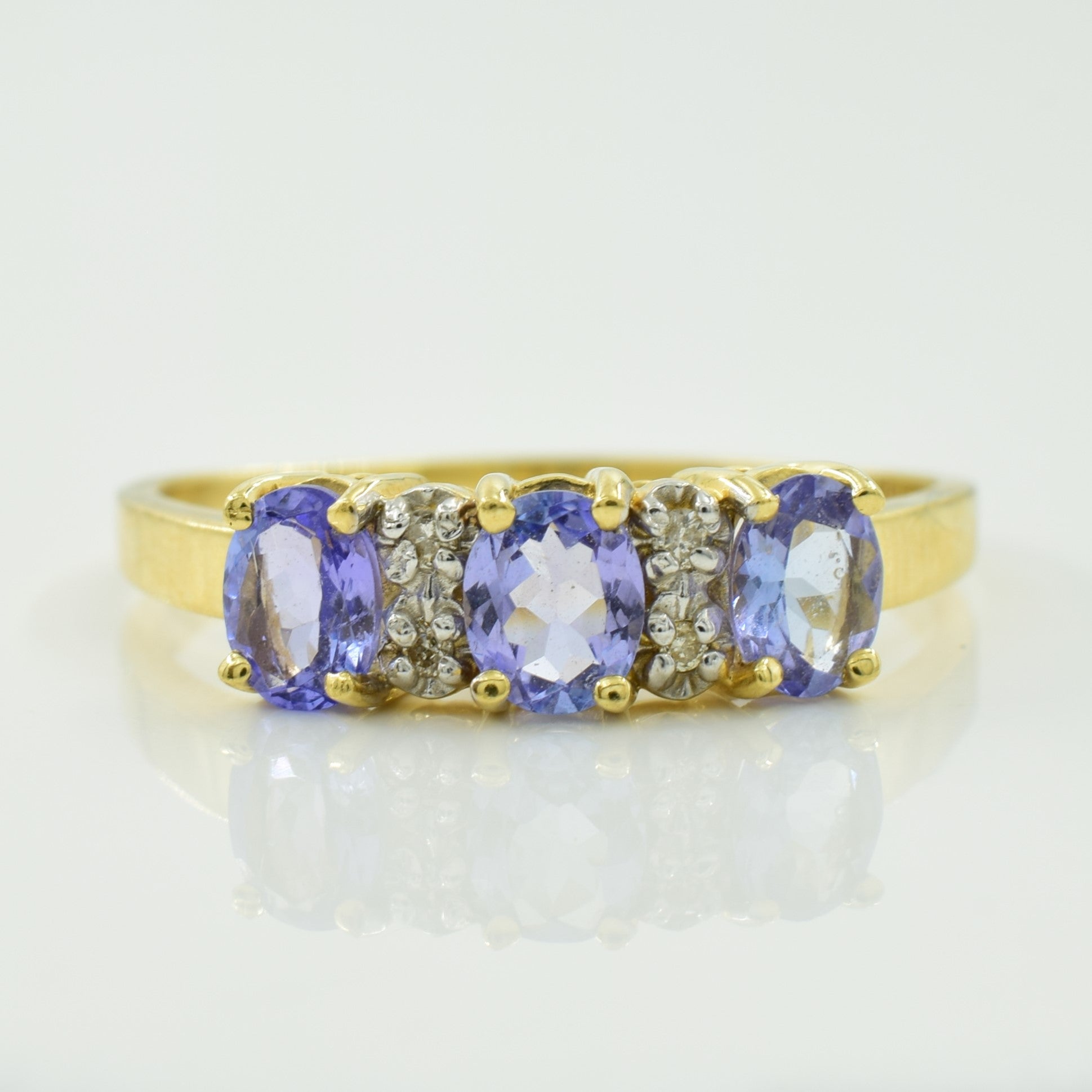 Tanzanite & Diamond Ring | 1.05ctw, 0.03ctw | SZ 9.5 |