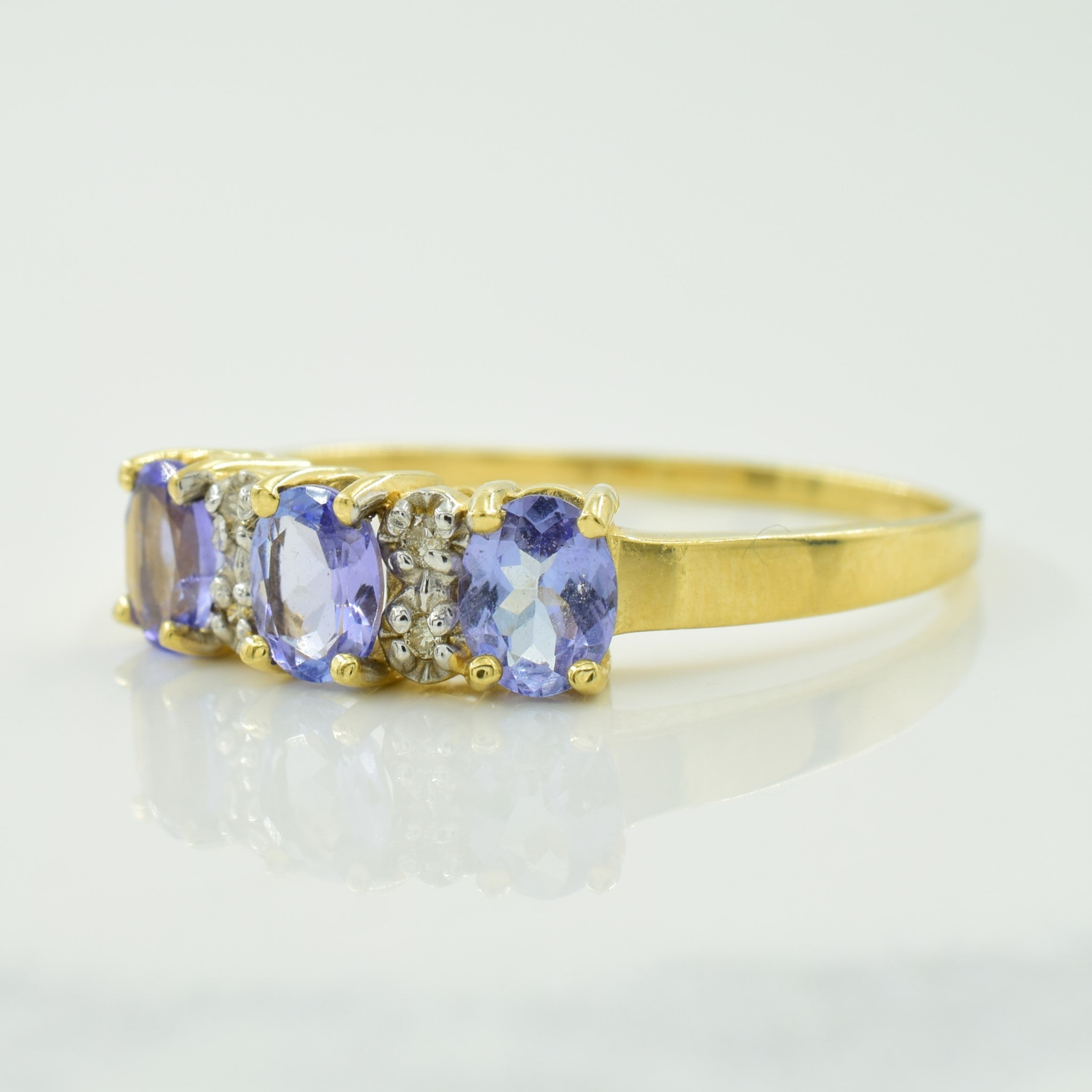 Tanzanite & Diamond Ring | 1.05ctw, 0.03ctw | SZ 9.5 |