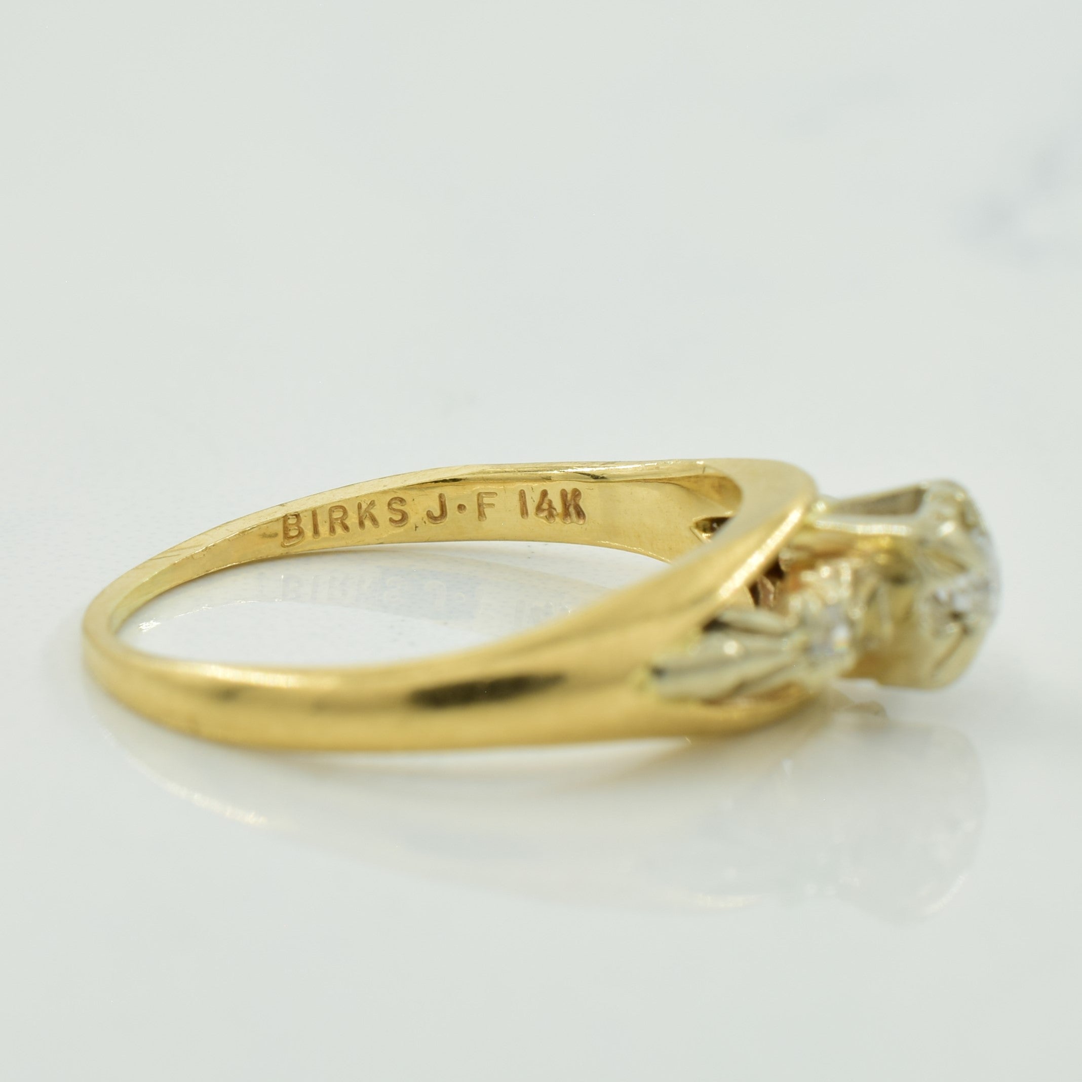 Three Stone Diamond Ring | 0.11ctw | SZ 5.5 |