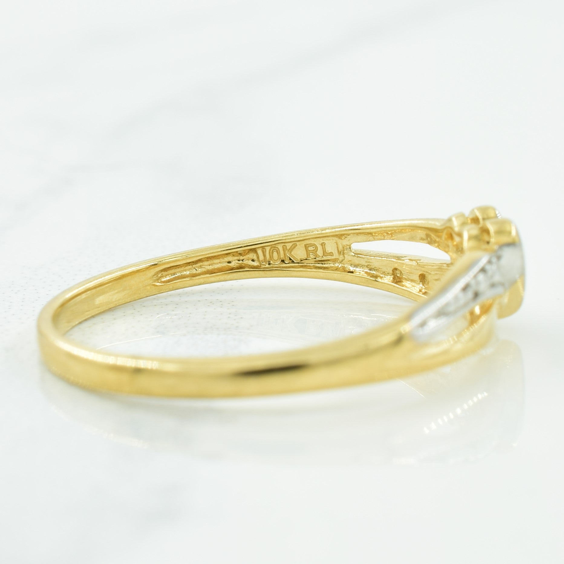 Diamond Heart Ring | 0.02ctw | SZ 6.75 |