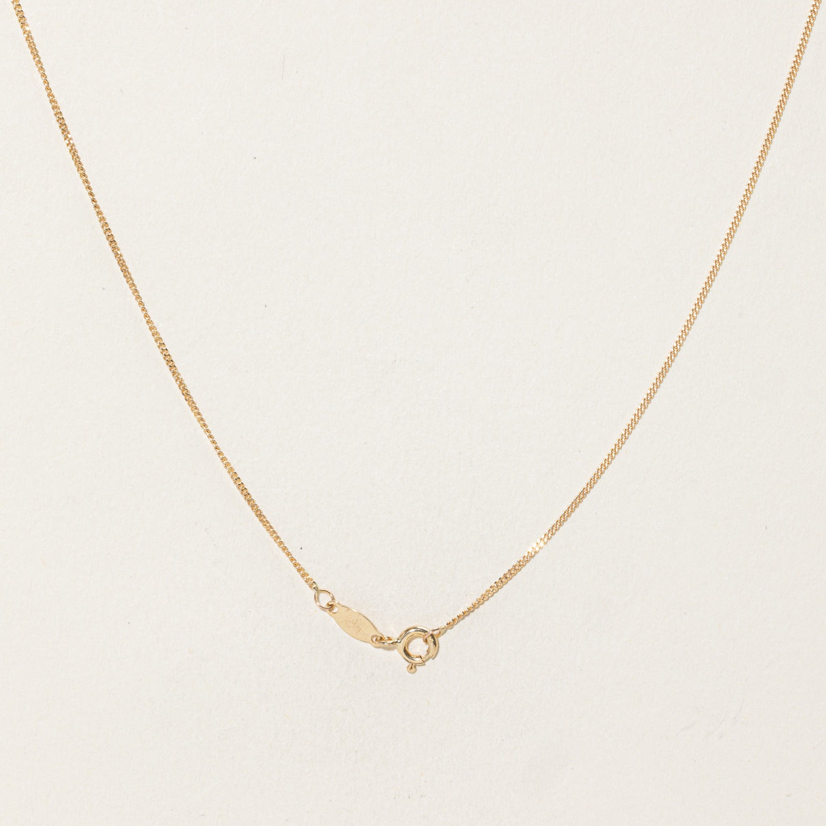 10k Diamond Crescent Moon Pendant Necklace | 18"