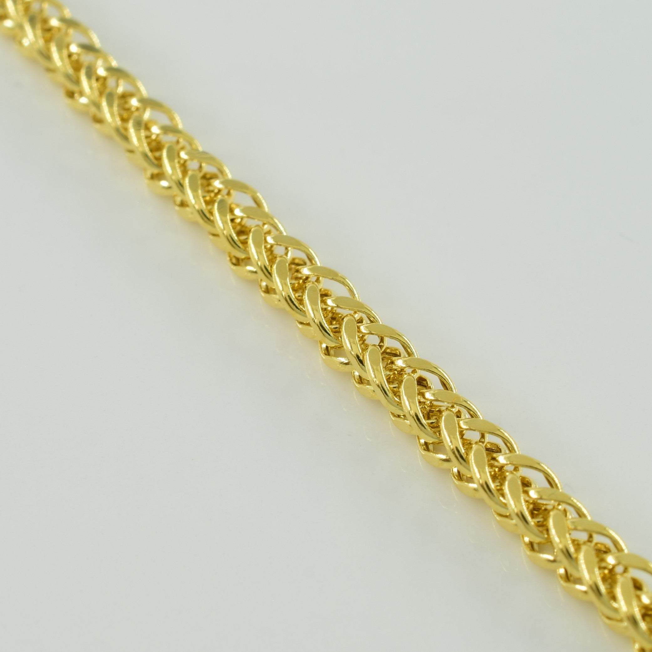18k Yellow Gold Foxtail Link Bracelet | 10.5" |