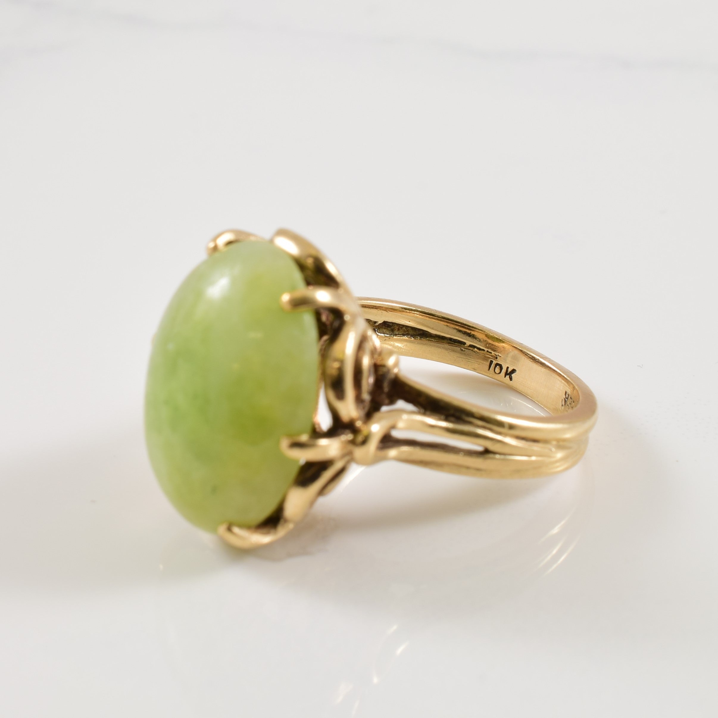 Jadeite Cocktail Ring | 10.00ct | SZ 6 |