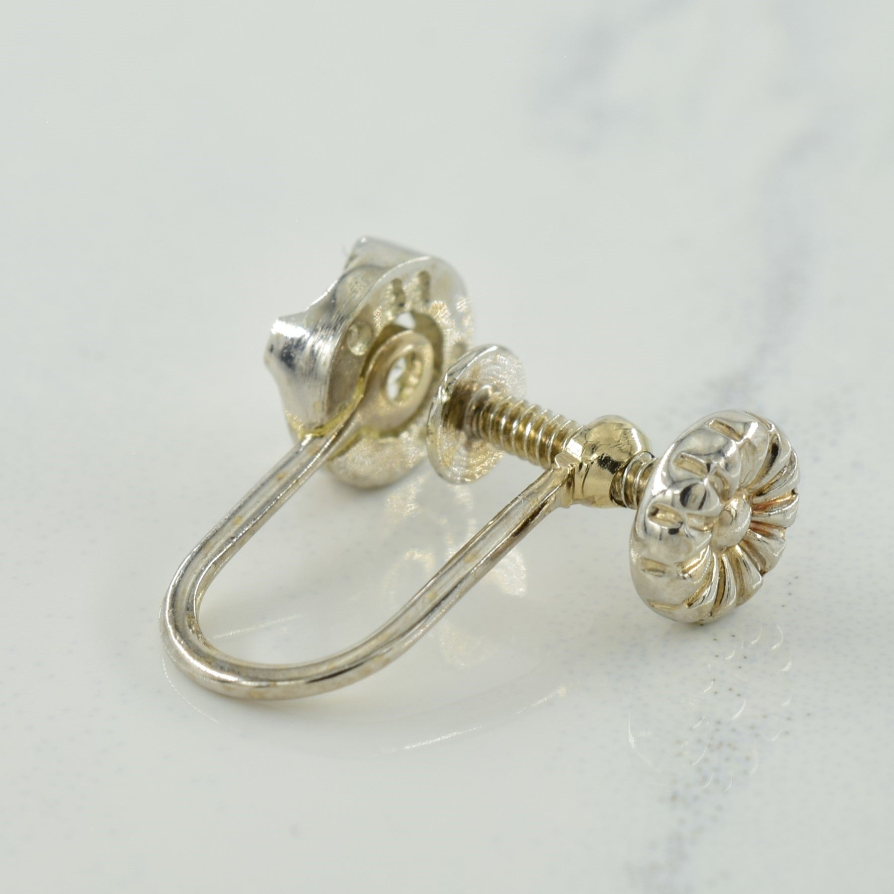 Screw Back Diamond Earrings | 0.54ctw |