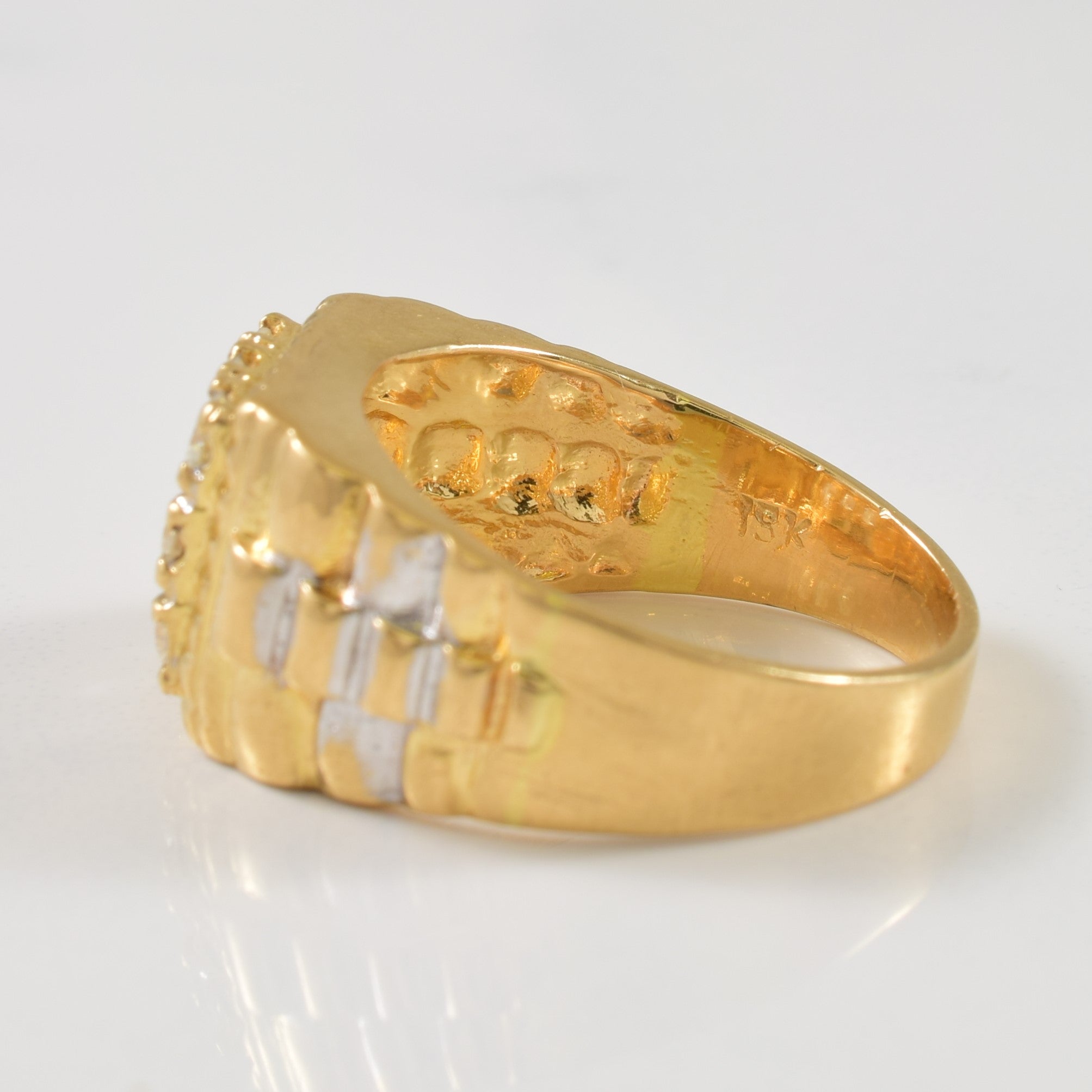 Pave Set Diamond Ring | 0.54ctw | SZ 9 |