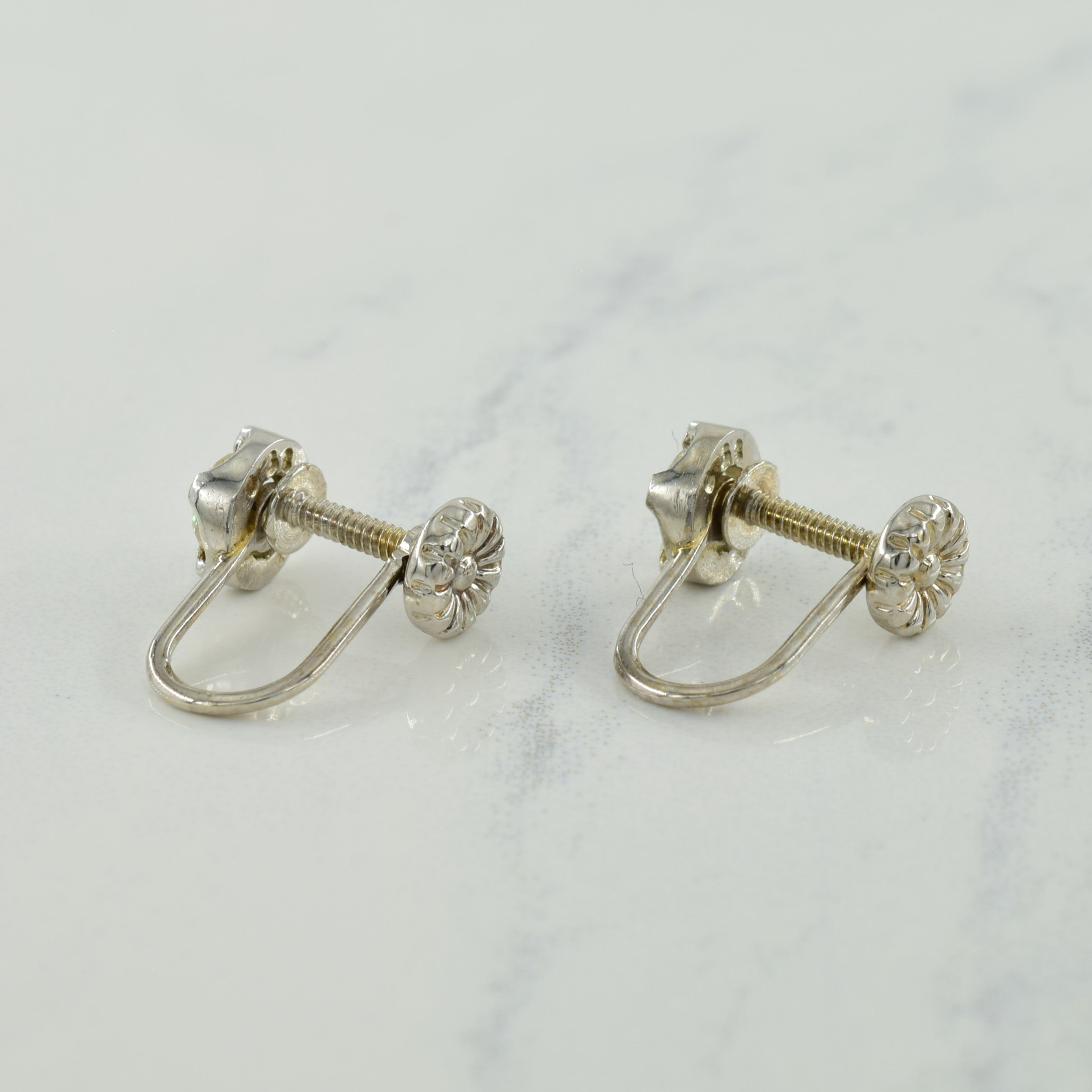 Screw Back Diamond Earrings | 0.54ctw |