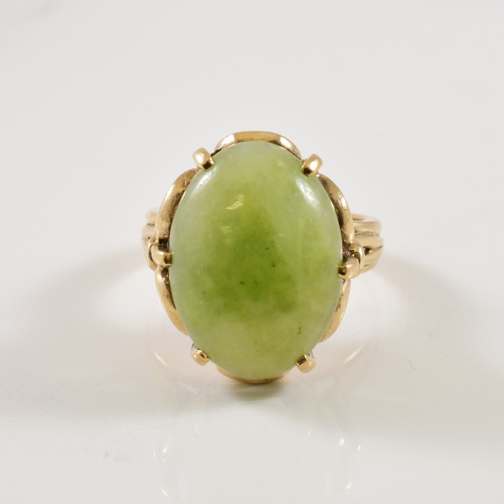 Jadeite Cocktail Ring | 10.00ct | SZ 6 |