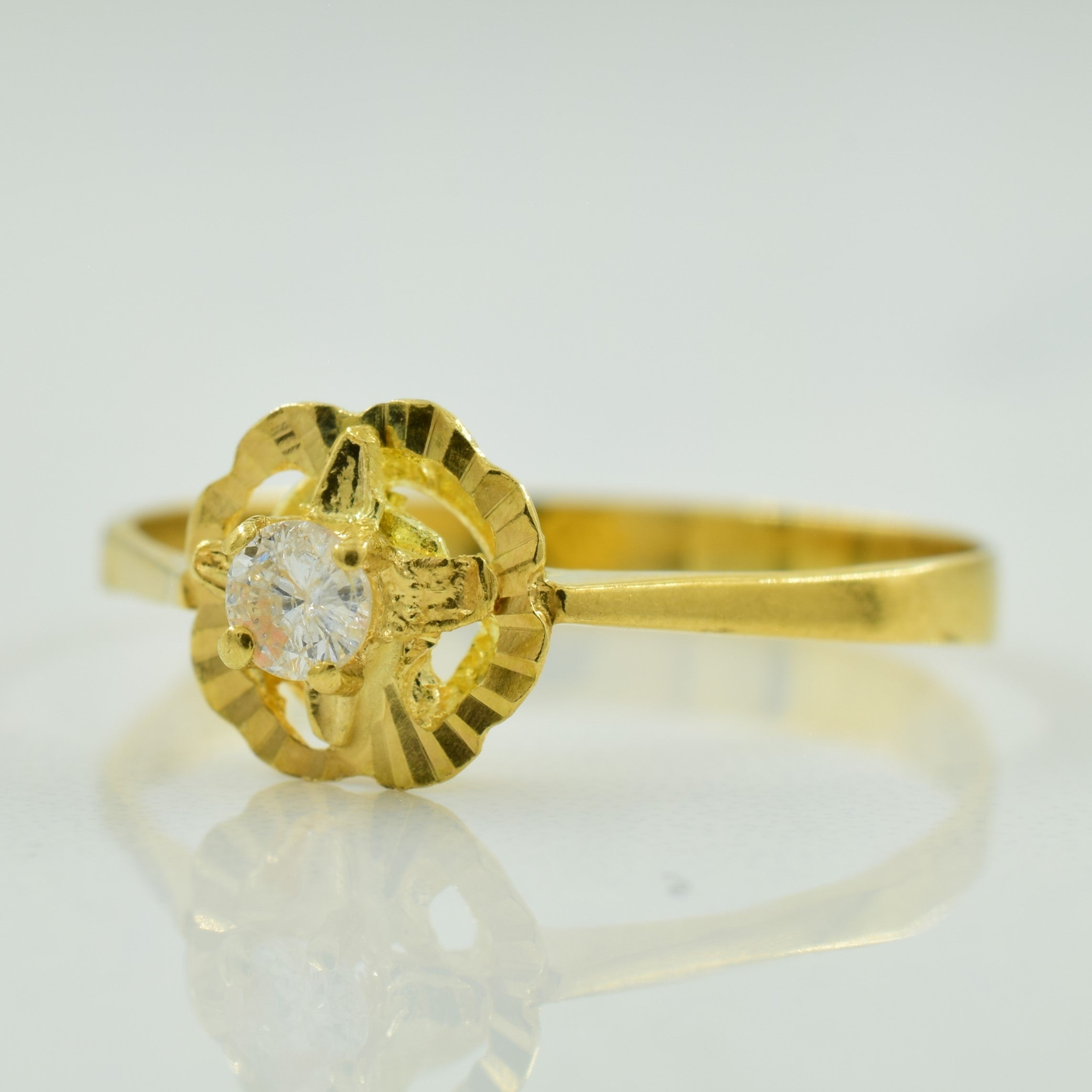 Solitaire Diamond Ring | 0.07ct | SZ 6.25 |