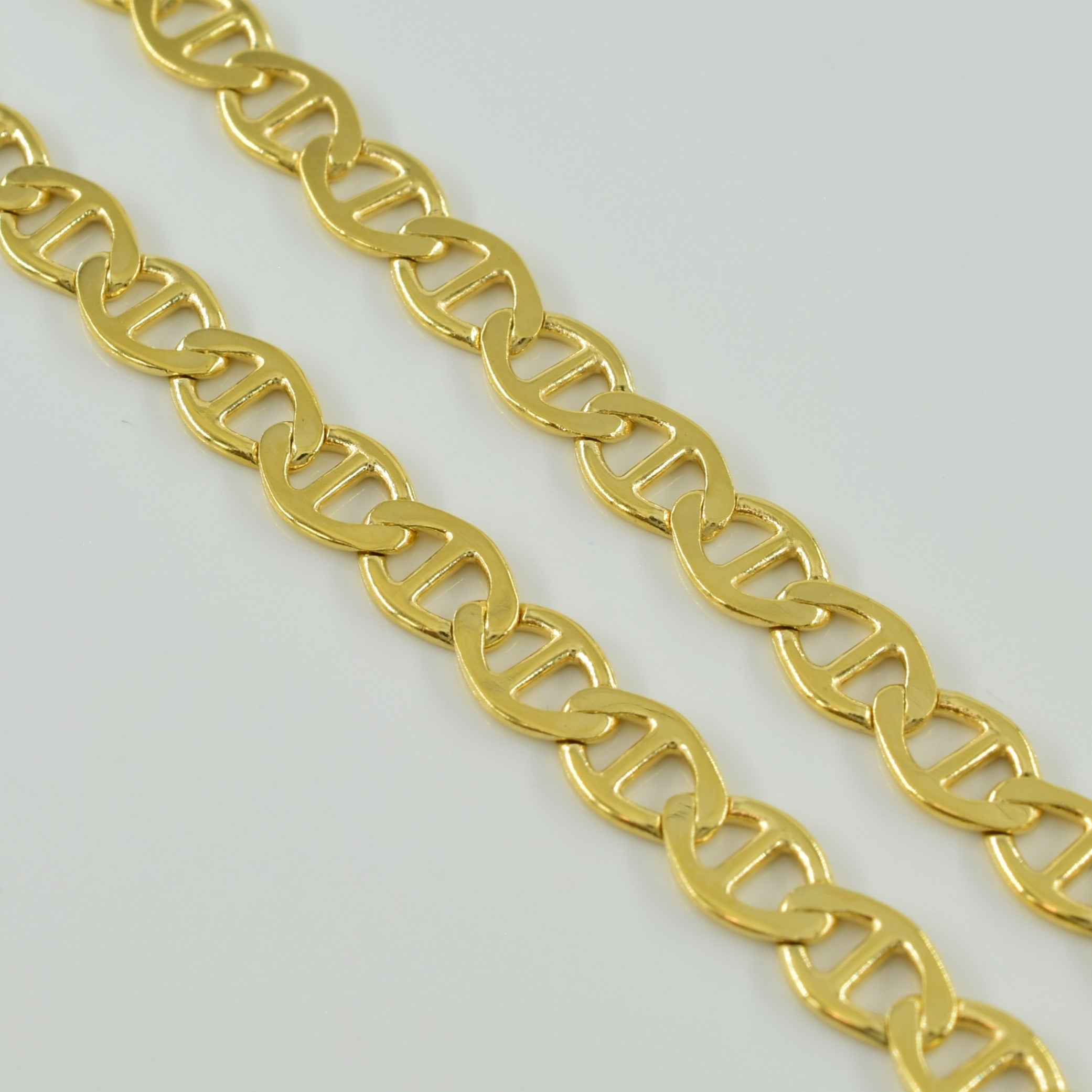 18k Yellow Gold Italian Anchor Chain | 20" |