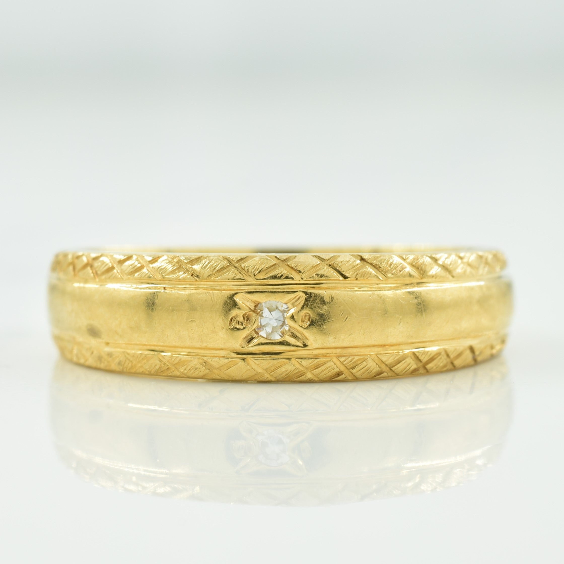 Single Stone Diamond Ring | 0.02ct | SZ 6.5 |