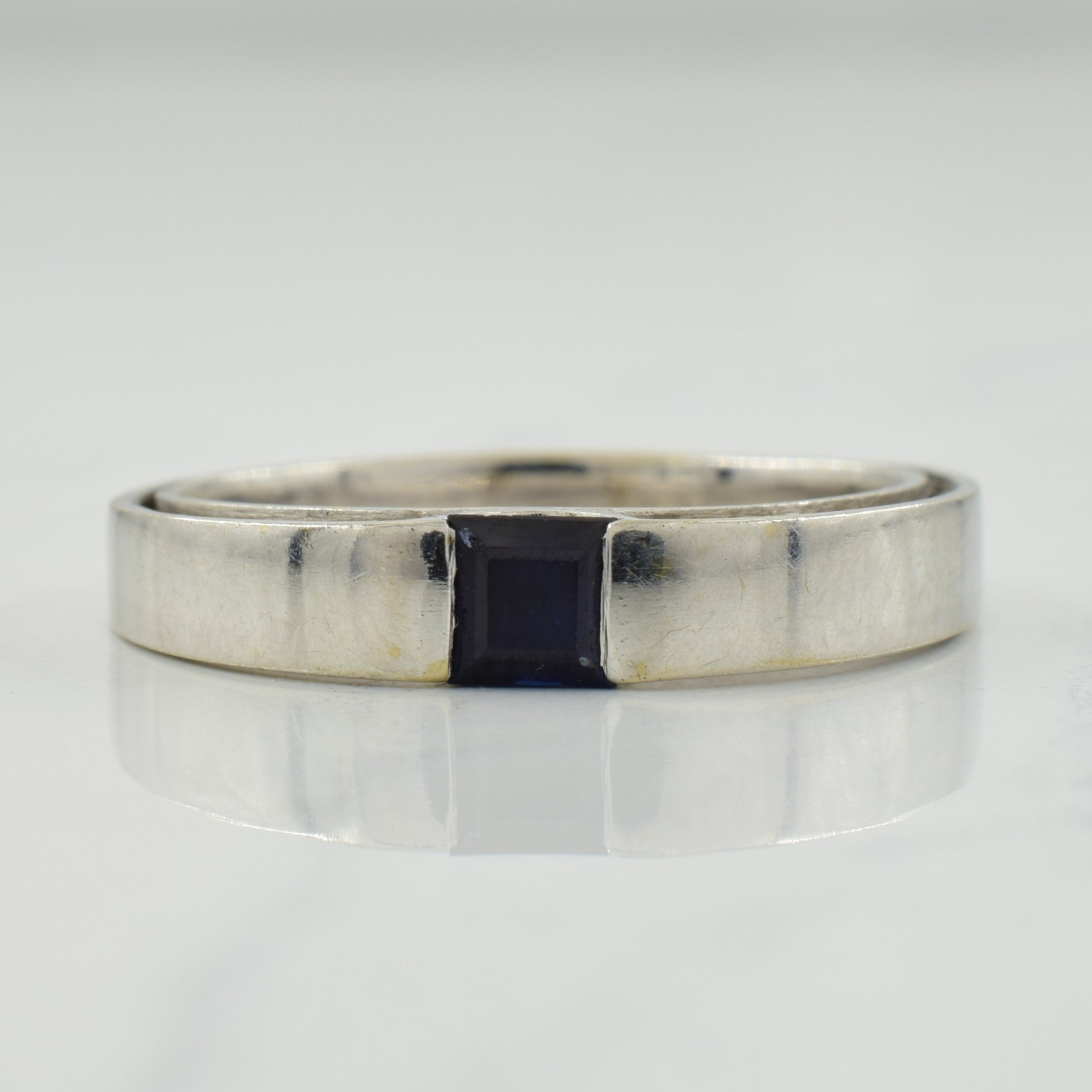 Solitaire Sapphire Ring | 0.50ct | SZ 8.5 |