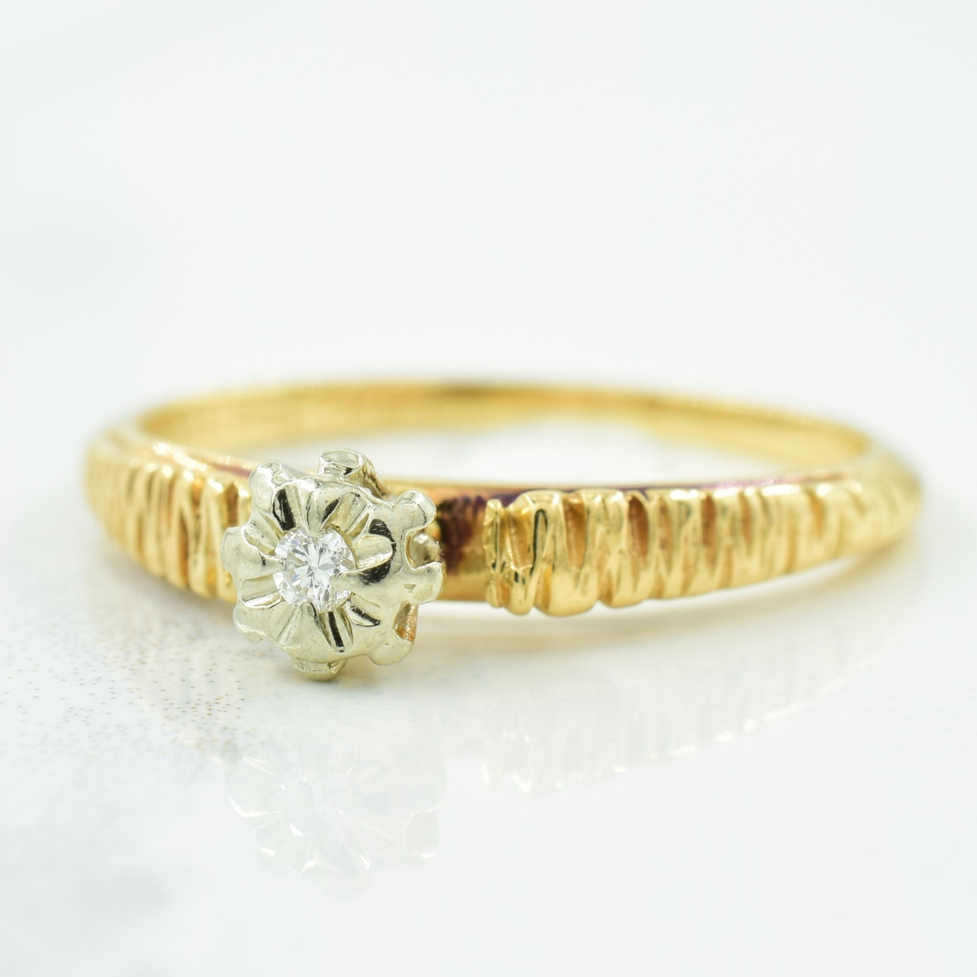 Solitaire Diamond Ring | 0.02ct | SZ 5.75 |