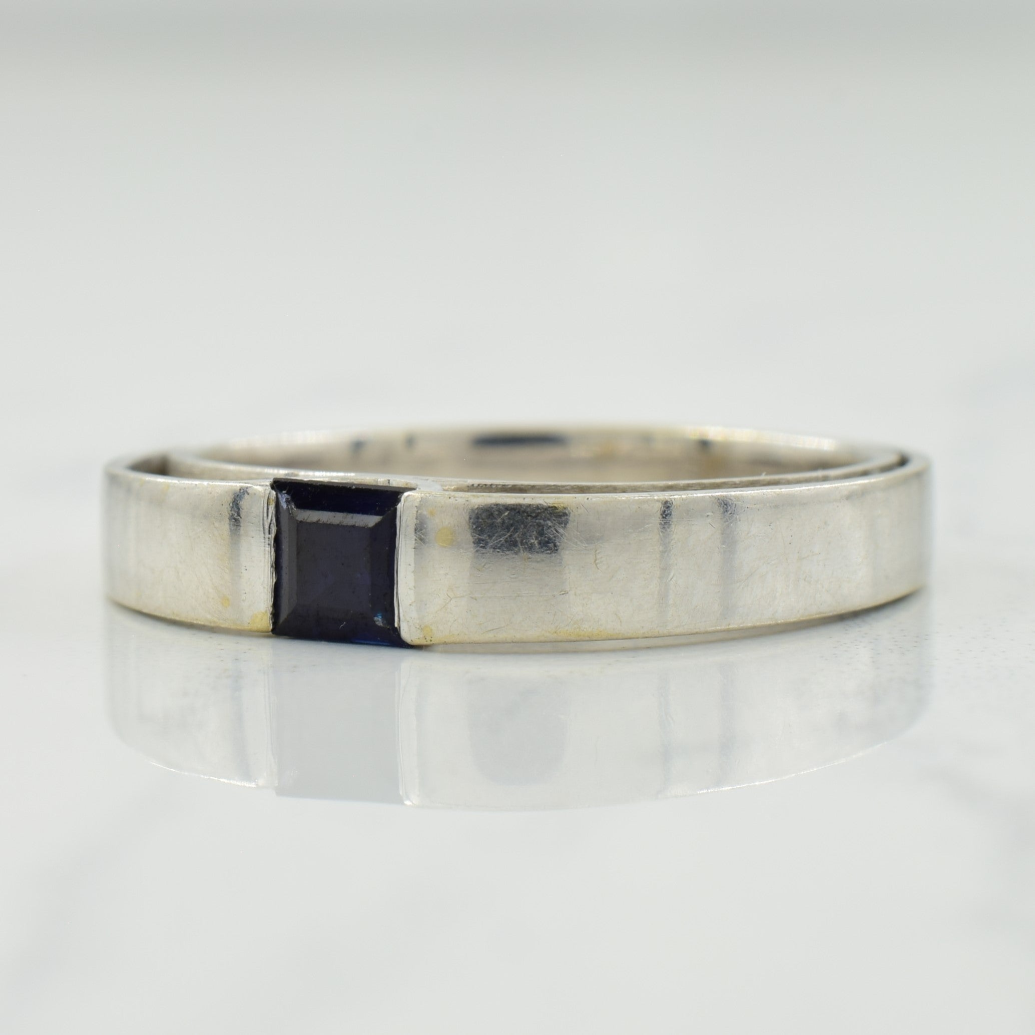 Solitaire Sapphire Ring | 0.50ct | SZ 8.5 |