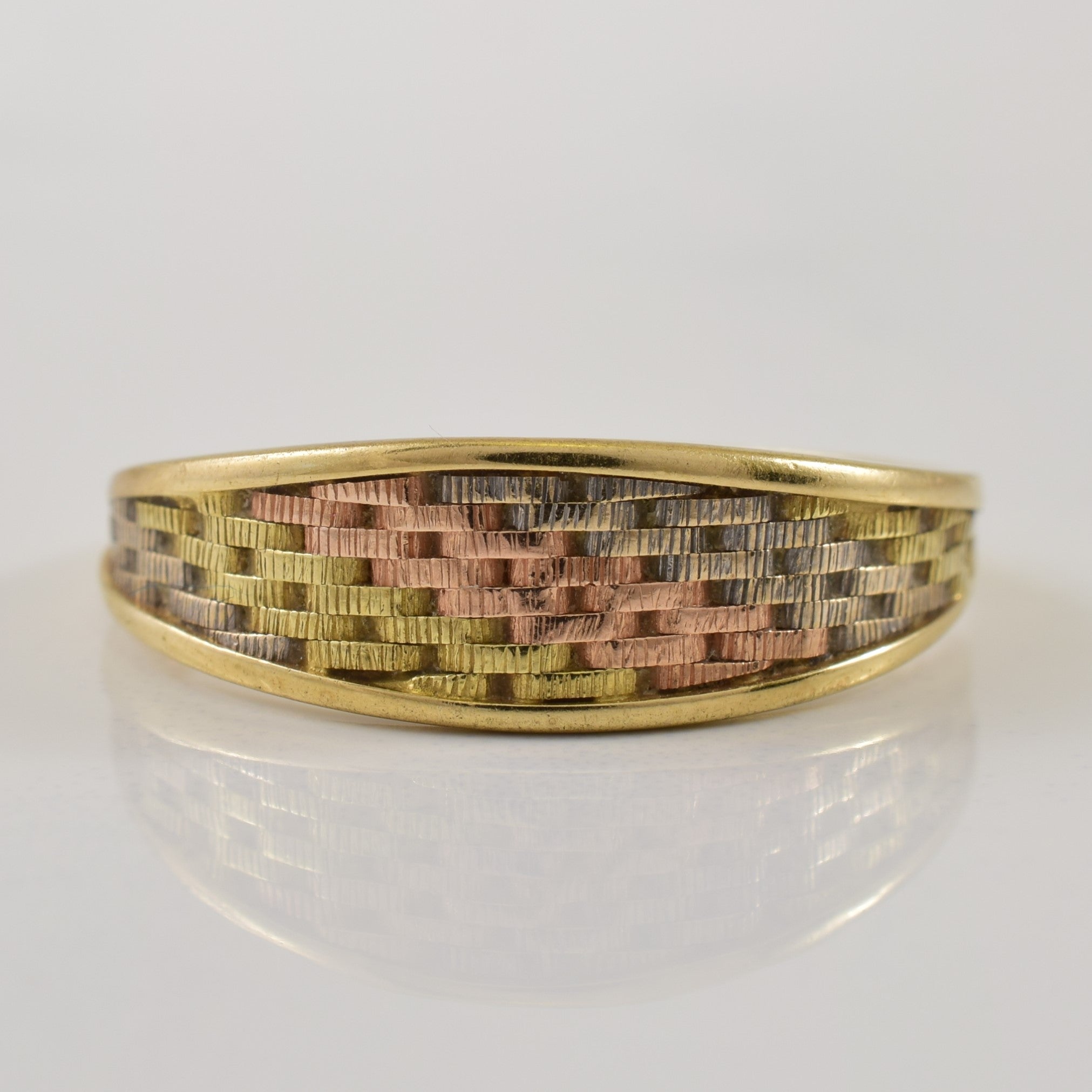 14k Tri Tone Gold Ring | SZ 8 |