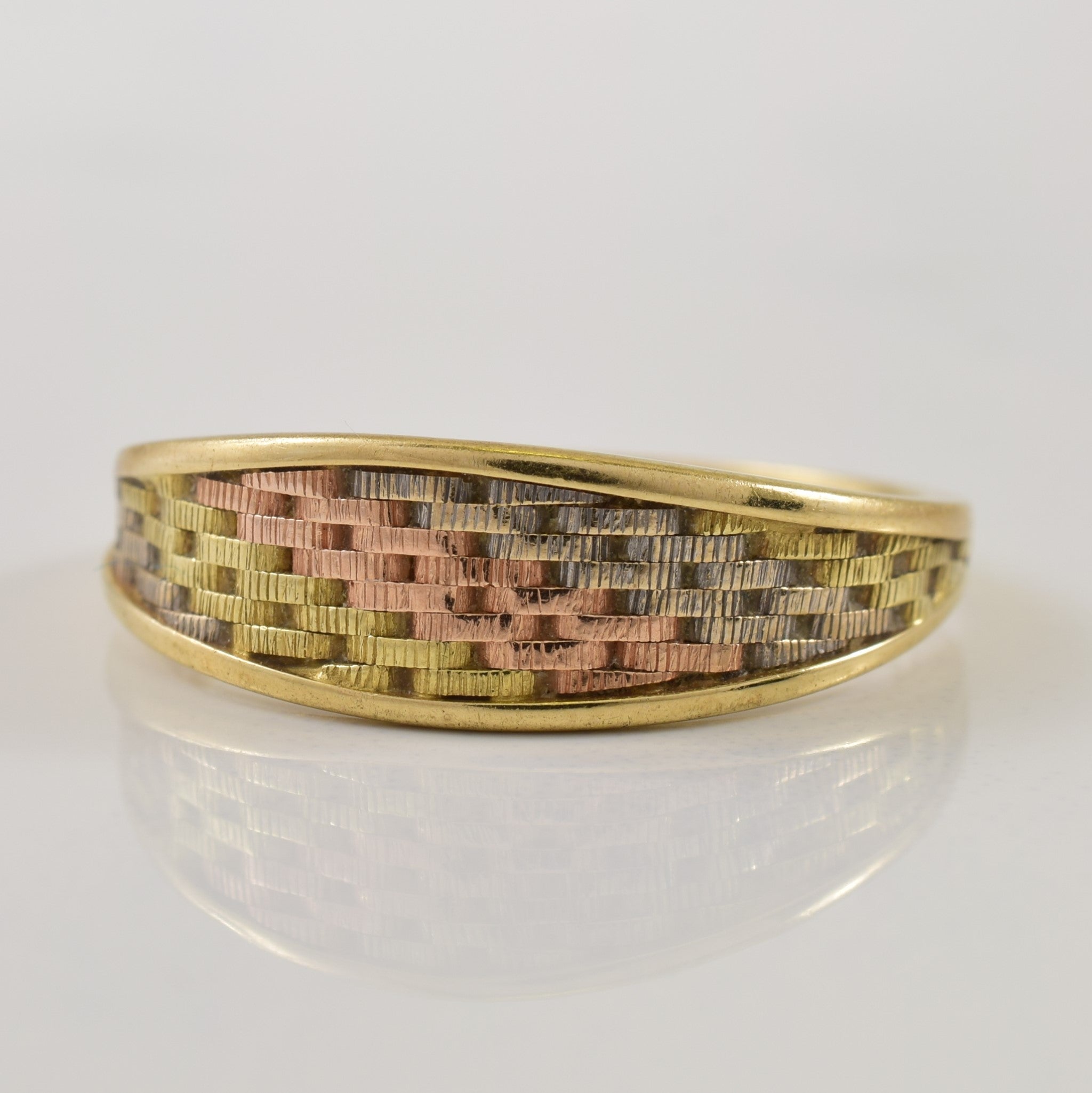 14k Tri Tone Gold Ring | SZ 8 |