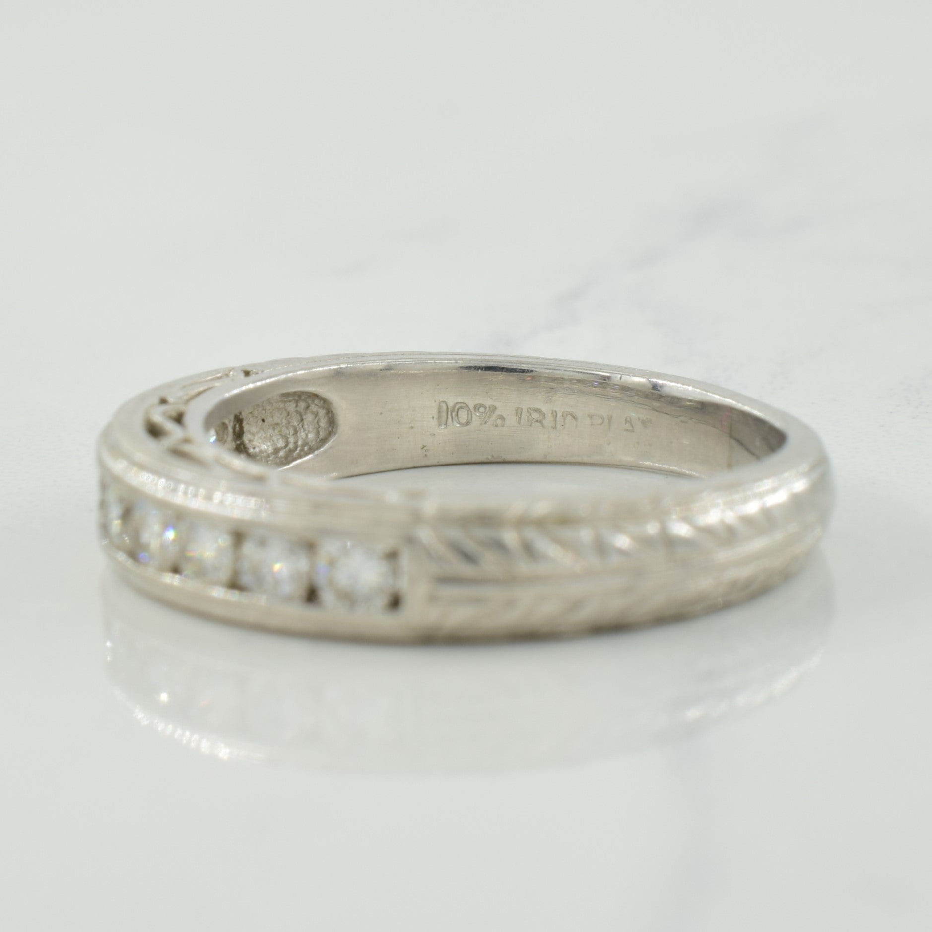 Channel Set Diamond Ring | 0.45ctw | SZ 7 |