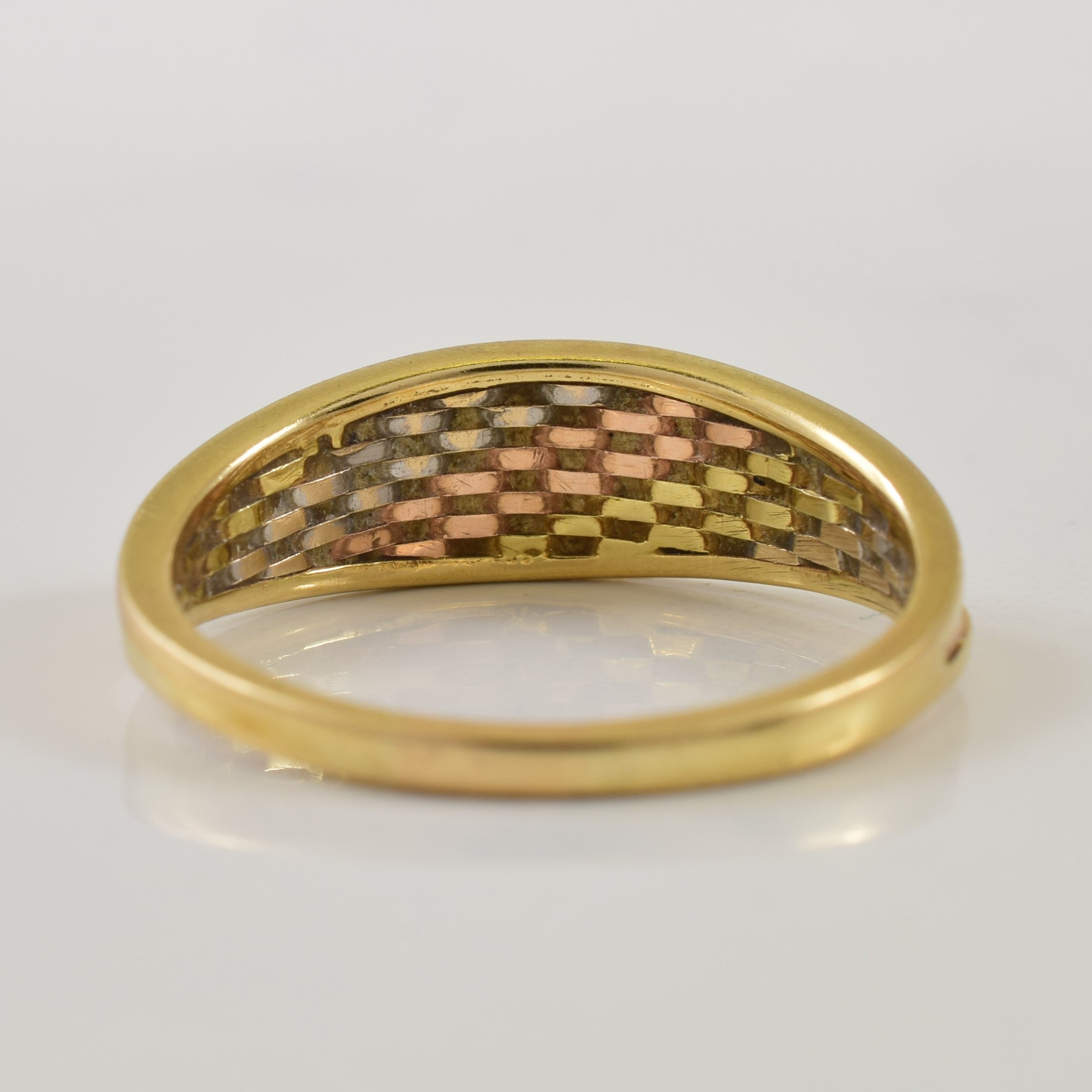 14k Tri Tone Gold Ring | SZ 8 |