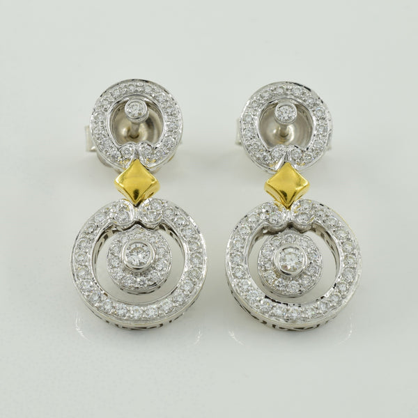 Diamond Drop Earrings | 0.72ctw |