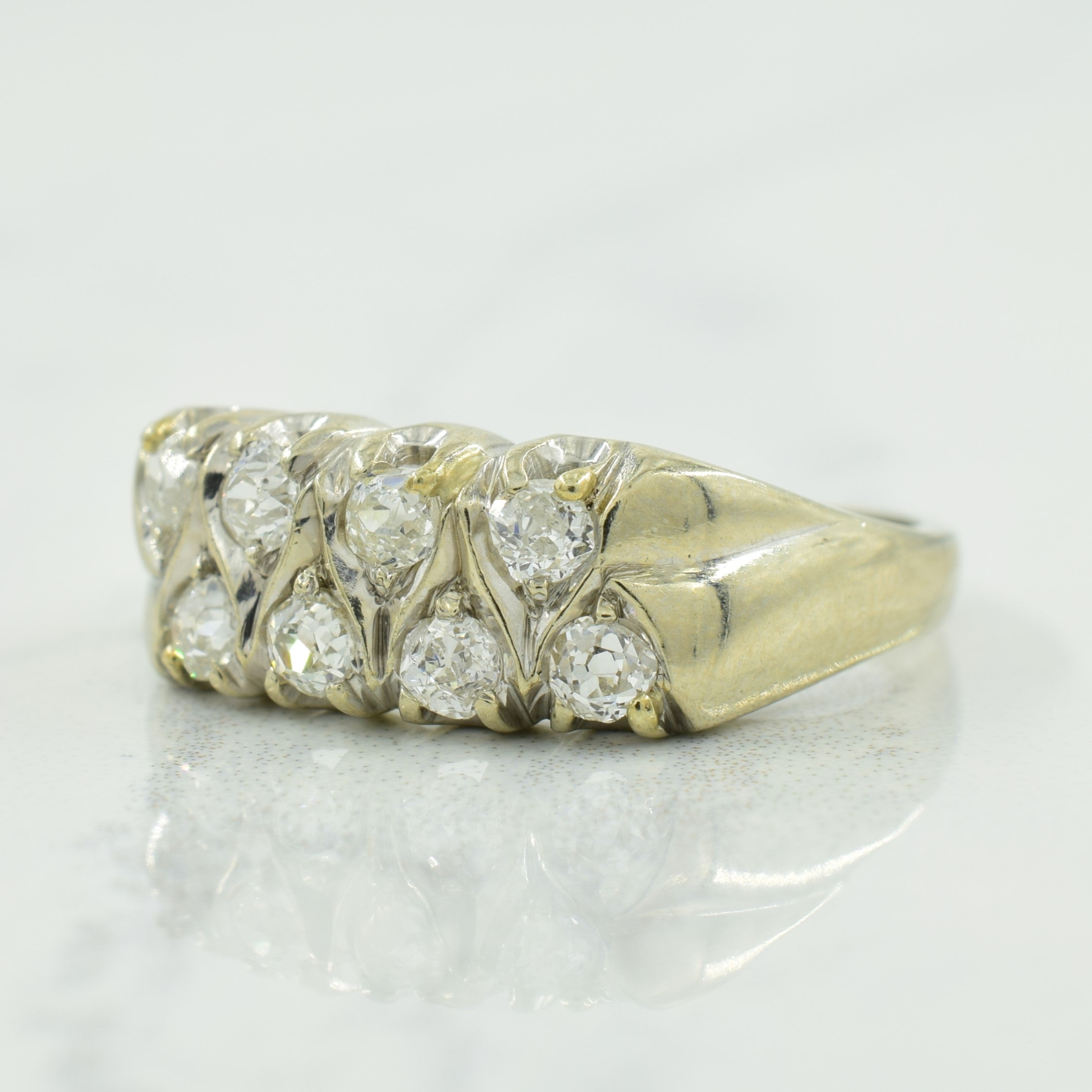 Bague en diamant taille ancienne | 0,40 ct | Taille 7 |