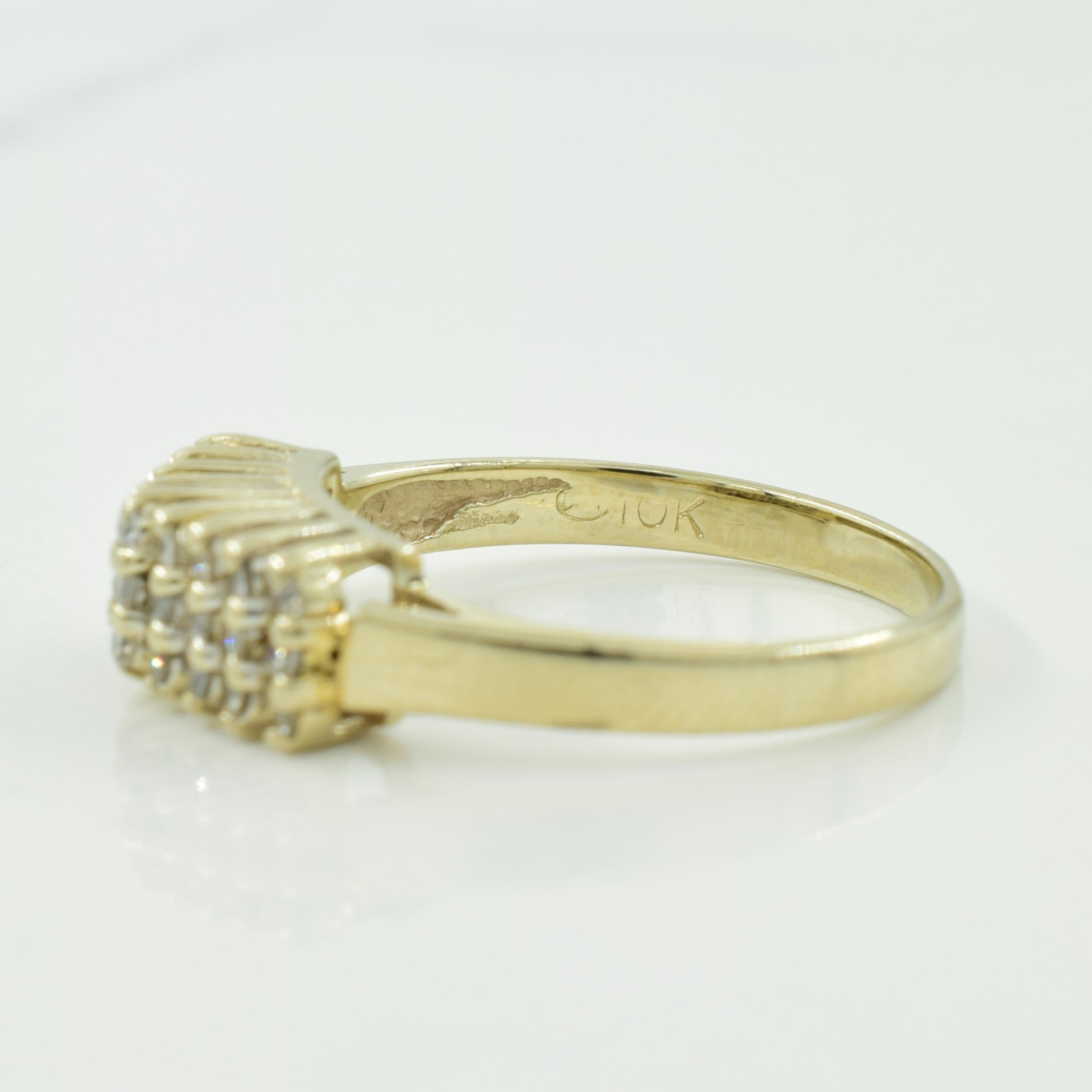 Cluster Diamond Ring | 0.32ctw | SZ 6.25 |