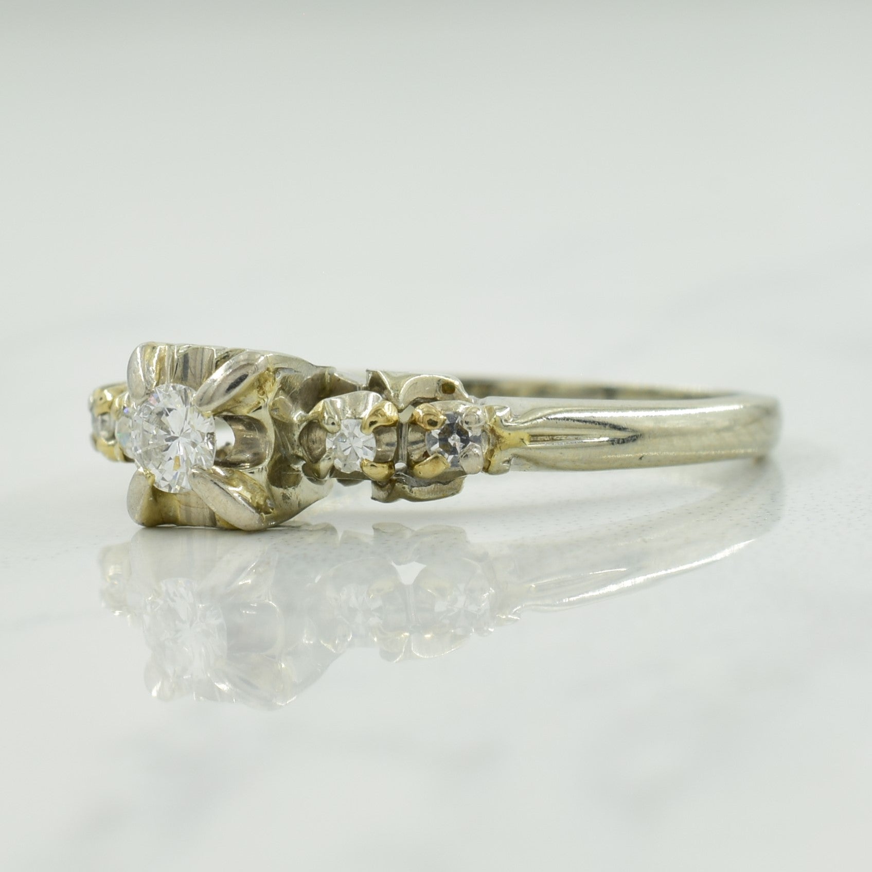 Five Stone Diamond Ring | 0.15ctw | SZ 6.25 |