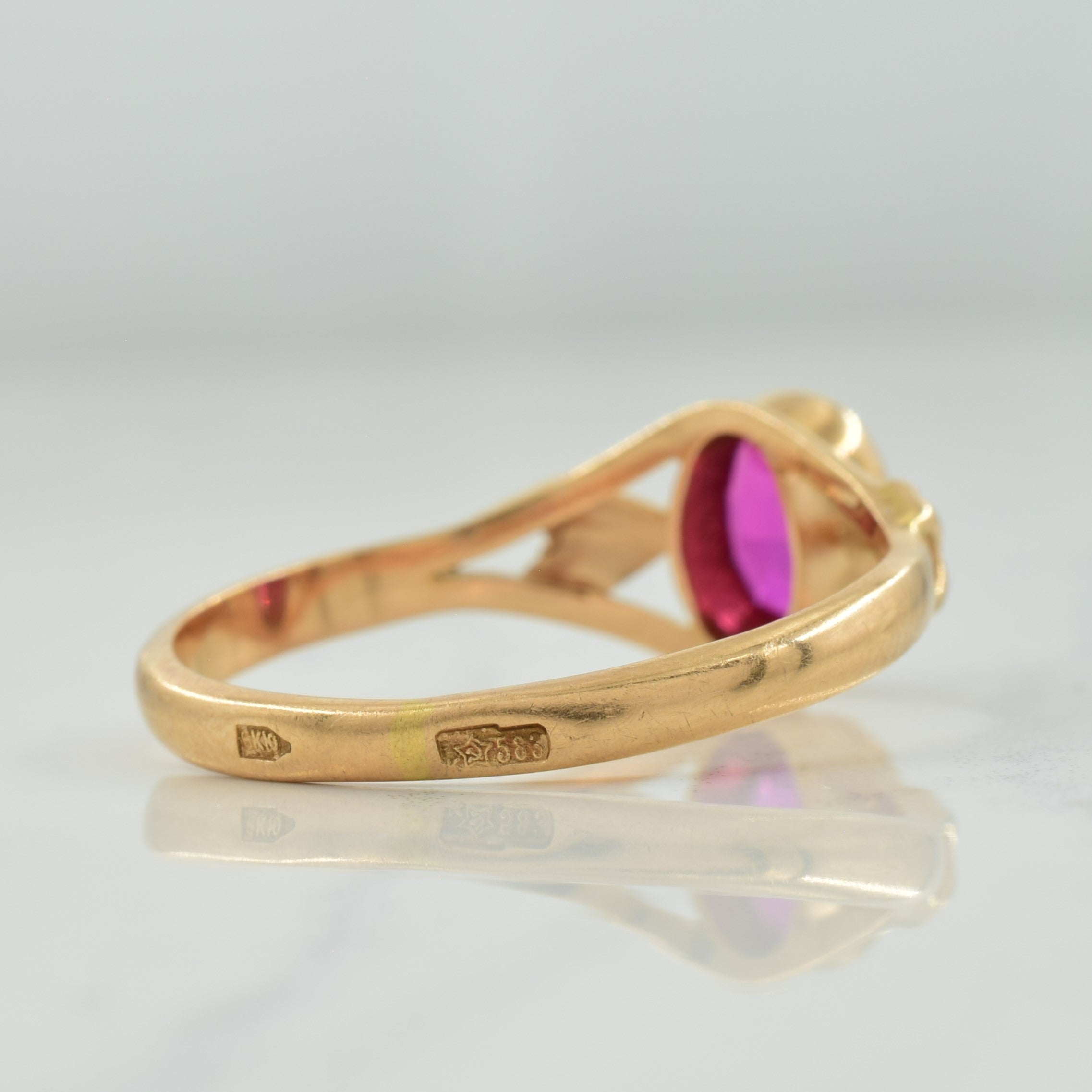 Synthetic Ruby Ring | 1.35ct | SZ 11.5 |