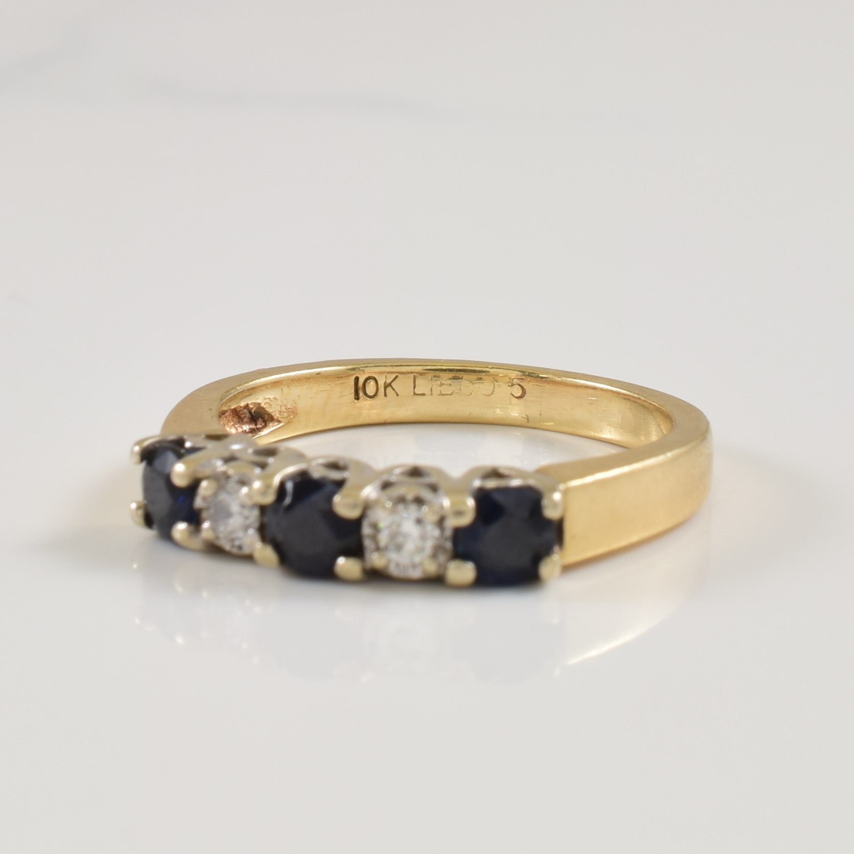 Sapphire & Diamond Ring | 0.50ctw, 0.04ctw | SZ 5.75 |
