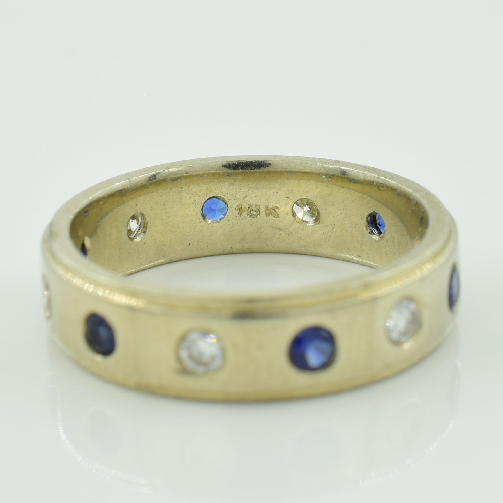 Sapphire & Diamond Band | 0.28ctw, 0.24ctw | SZ 5.5 |